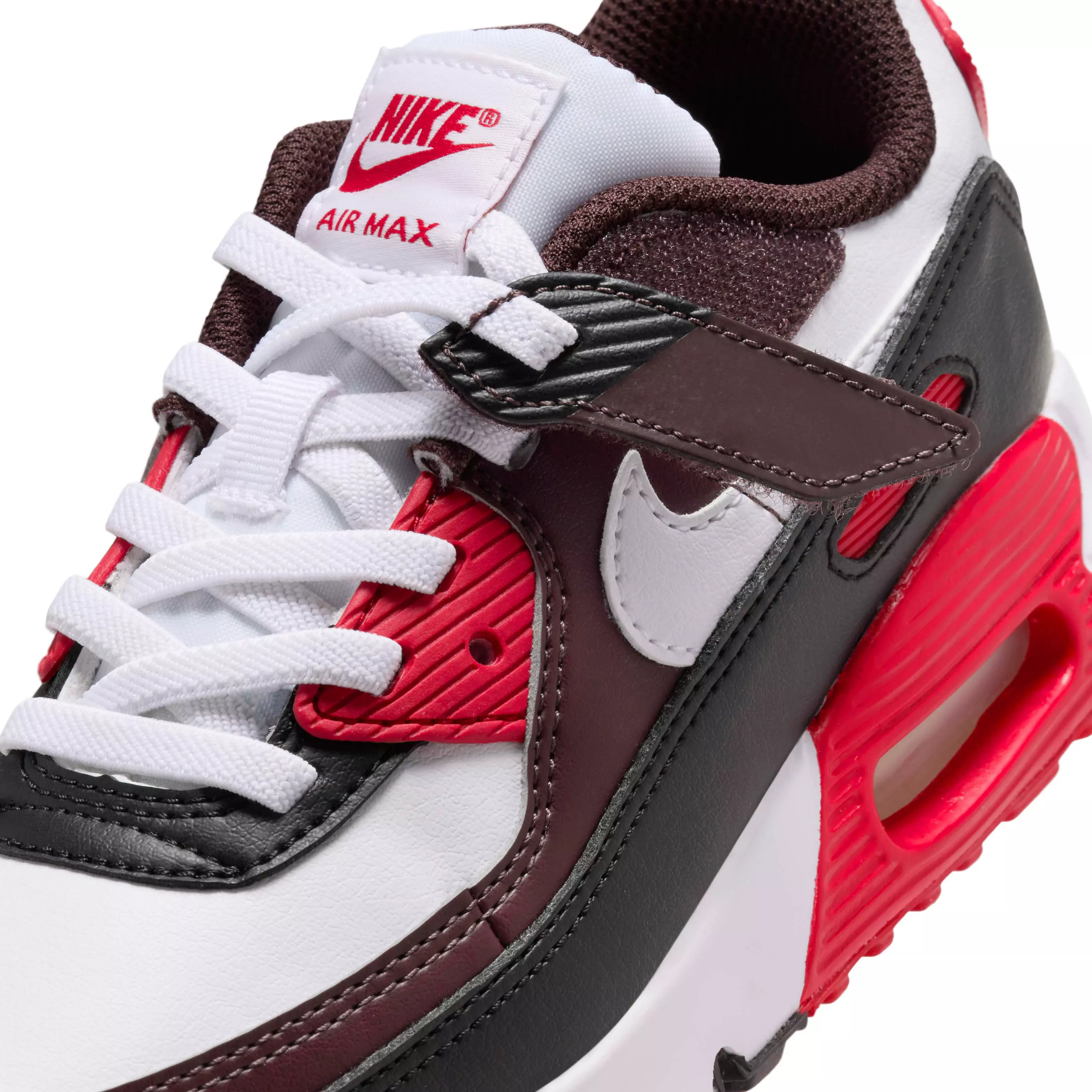 Nike Air Max 90 EasyOn "Burgundy Crush/Black/University Red/White" Preschool Boys' Shoe - BURGUNDY/BLACK/RED/WHITE
