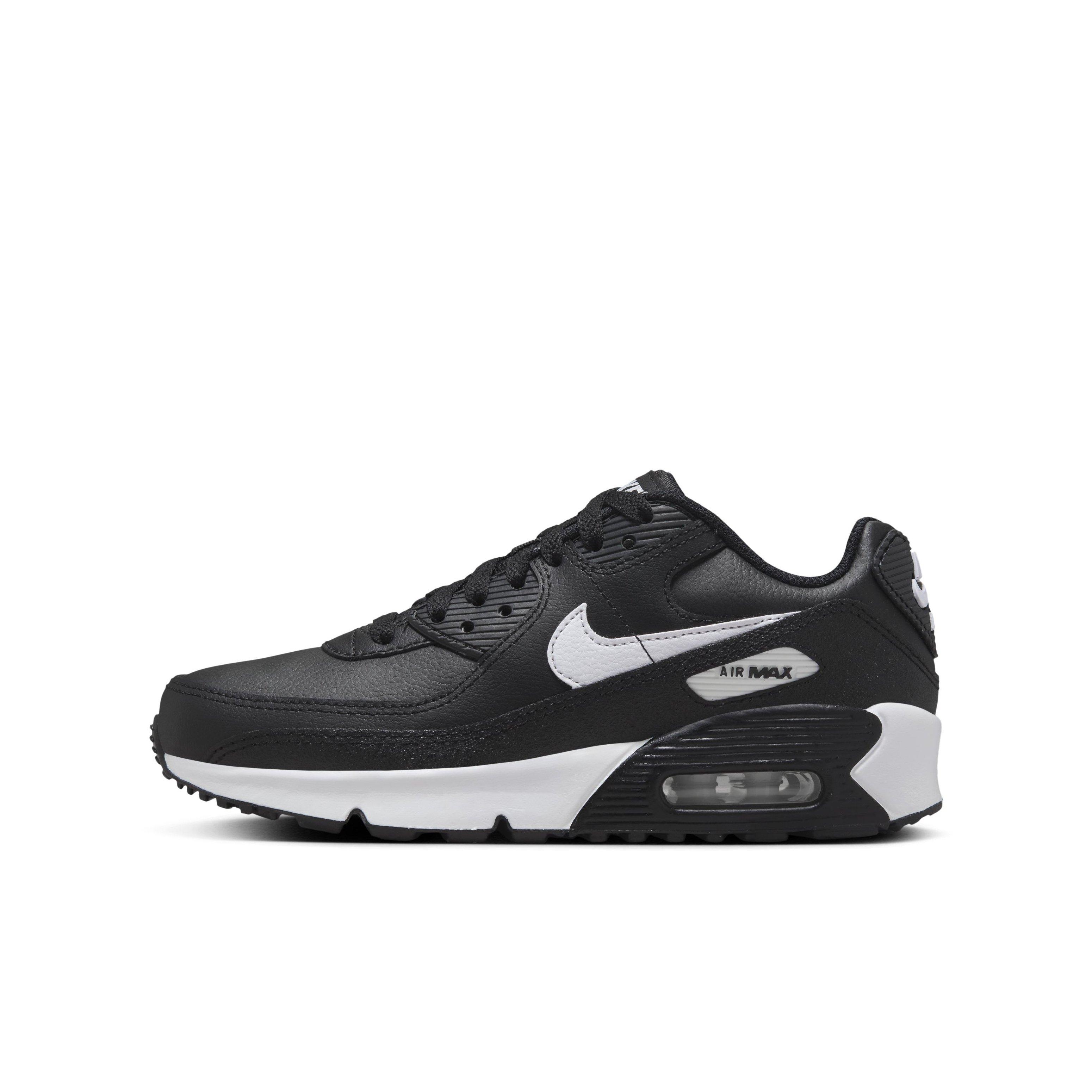 Nike Air Max 90 Grade School Boys' "Black/Black/White" Shoe