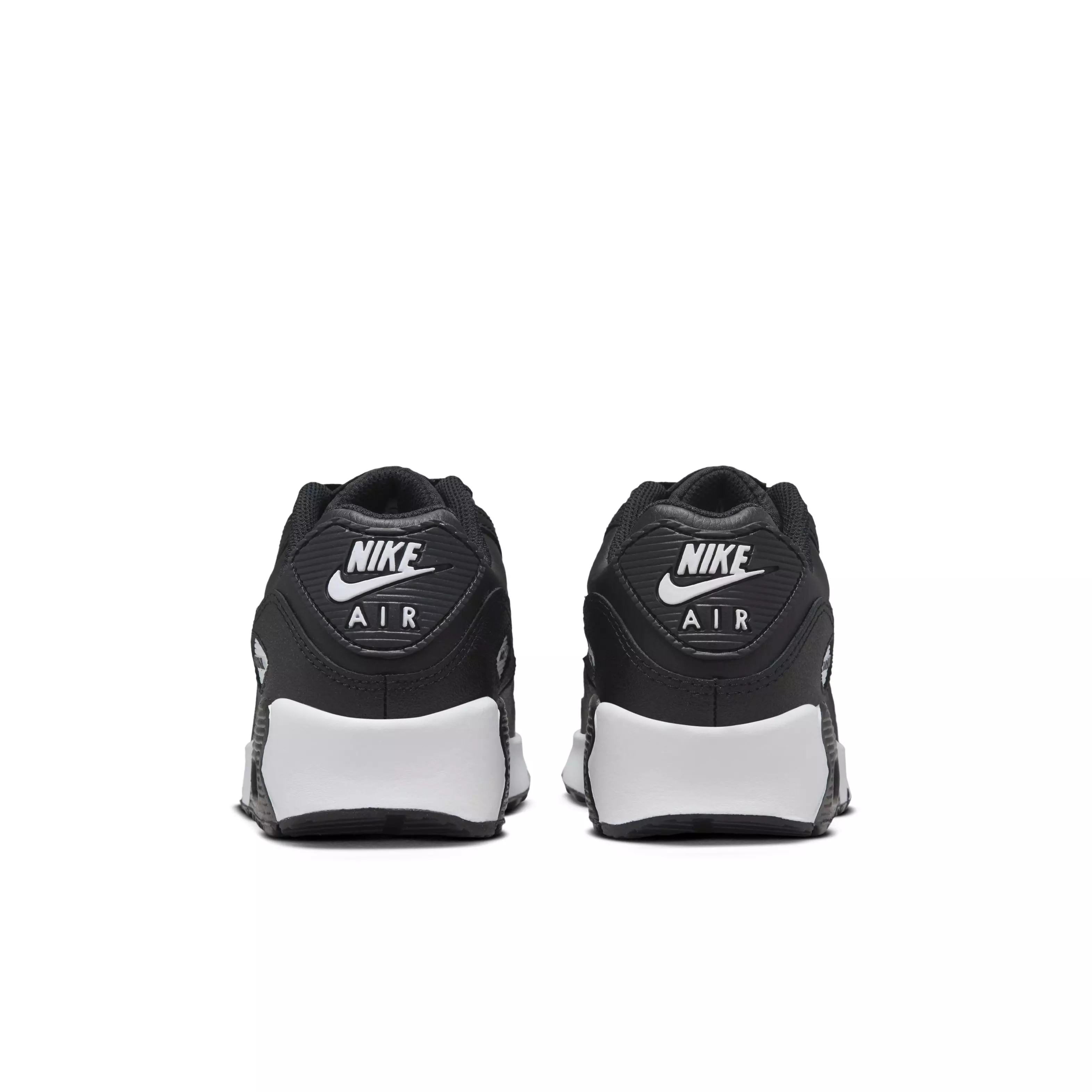 Nike Air Max 90 "Black/Black/White" Grade School Boys' Shoe - BLACK/BLACK/WHITE