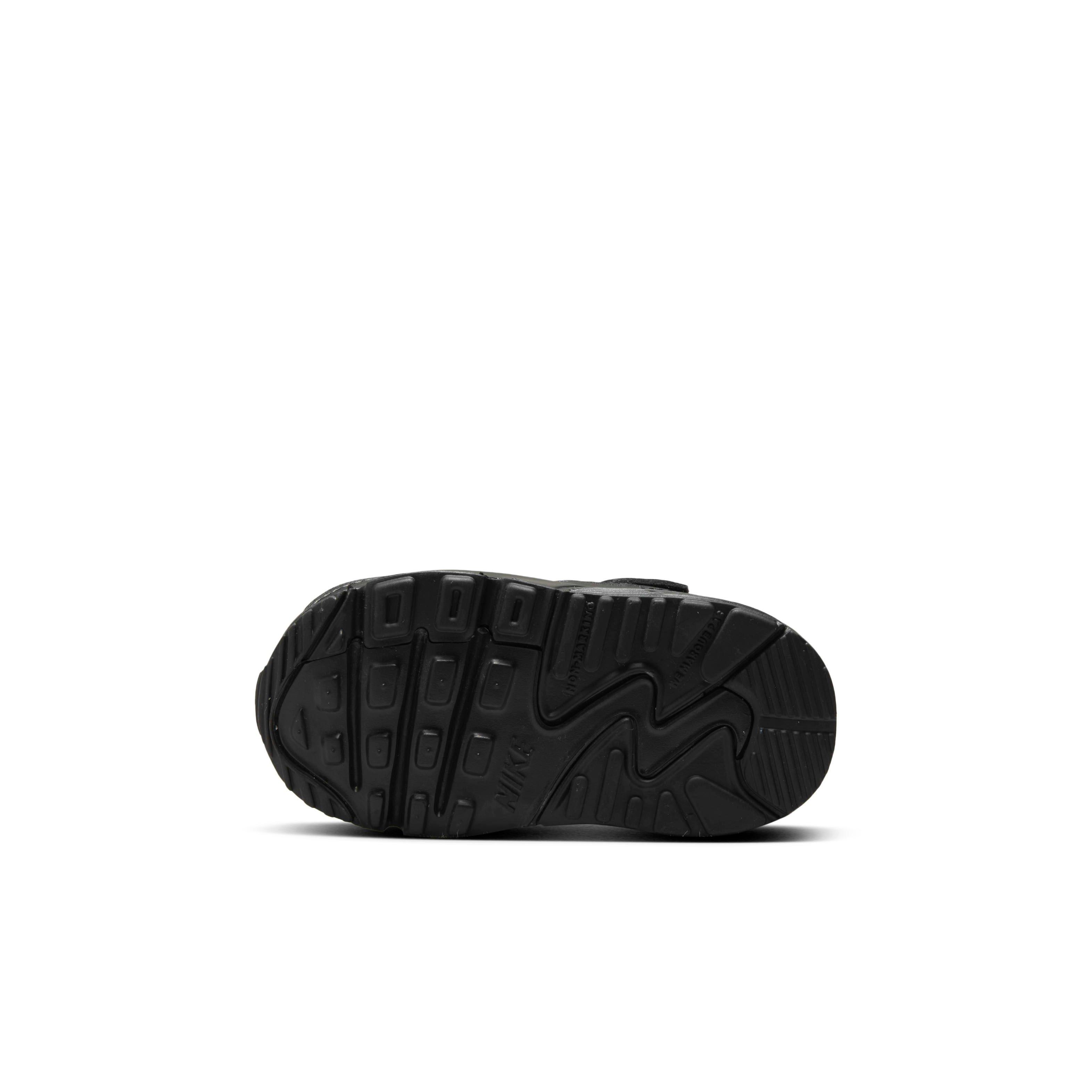 Nike Air Max 90 EasyOn Infant Boys' "Black/Black/Black" Shoe