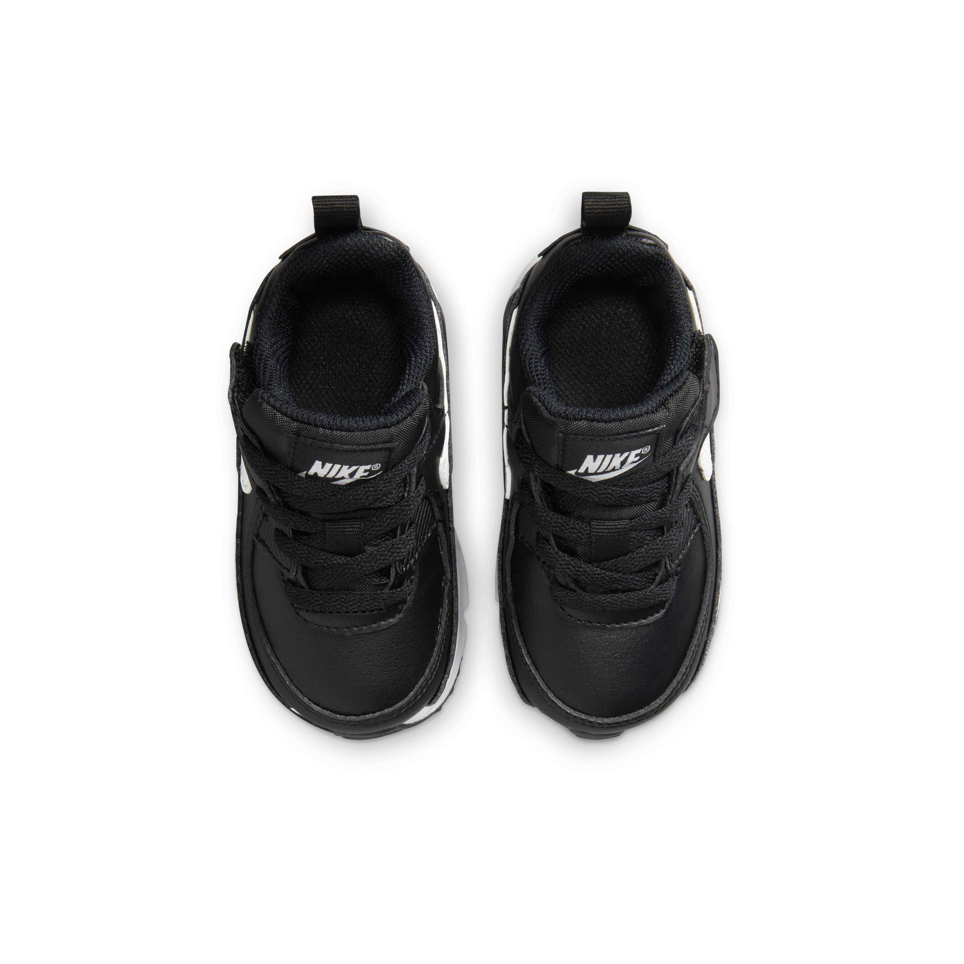 Nike Air Max 90 EasyOn Infant Boys' "Black/Black/White" Shoe
