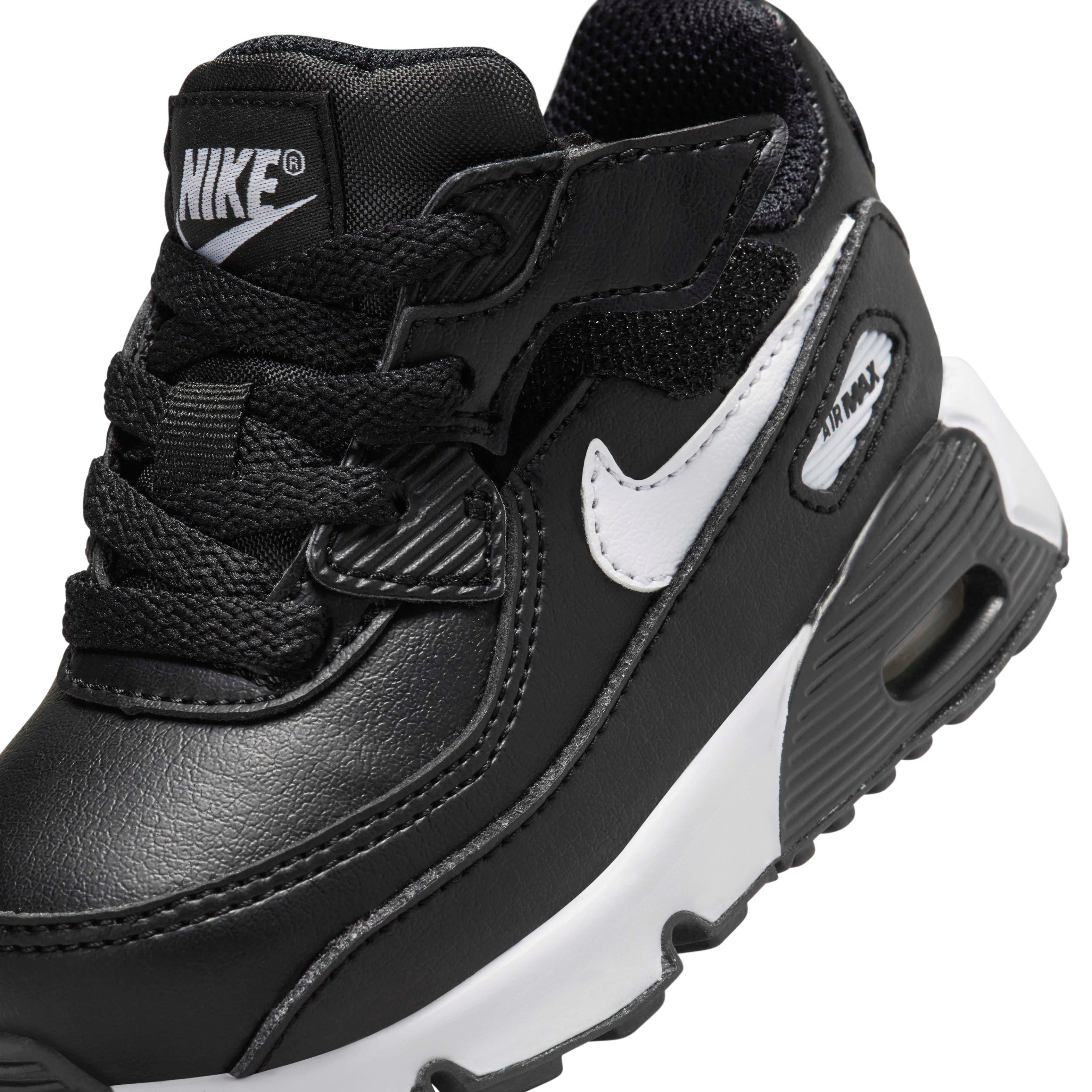 Nike Air Max 90 EasyOn Infant Boys' "Black/Black/White" Shoe