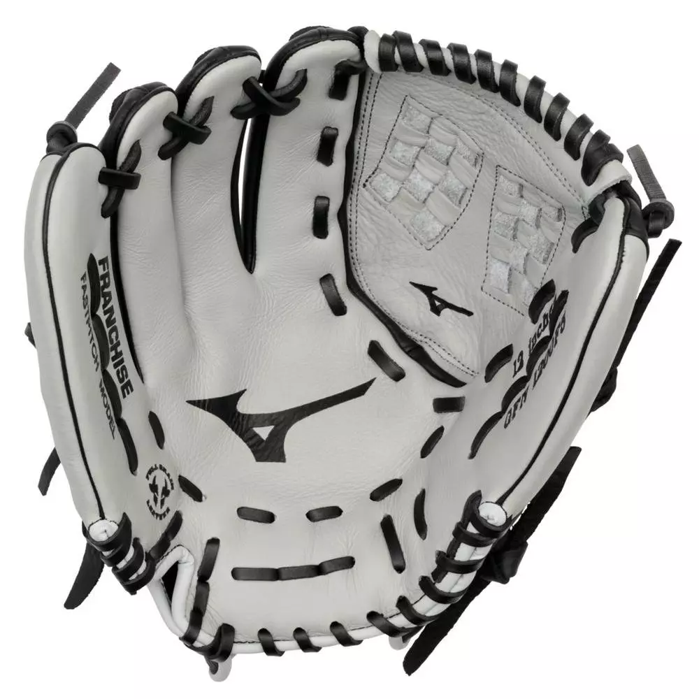 Mizuno GFN1200F5 Franchise FP 12" Pitcher Softball Glove LHT - GREY/BLACK