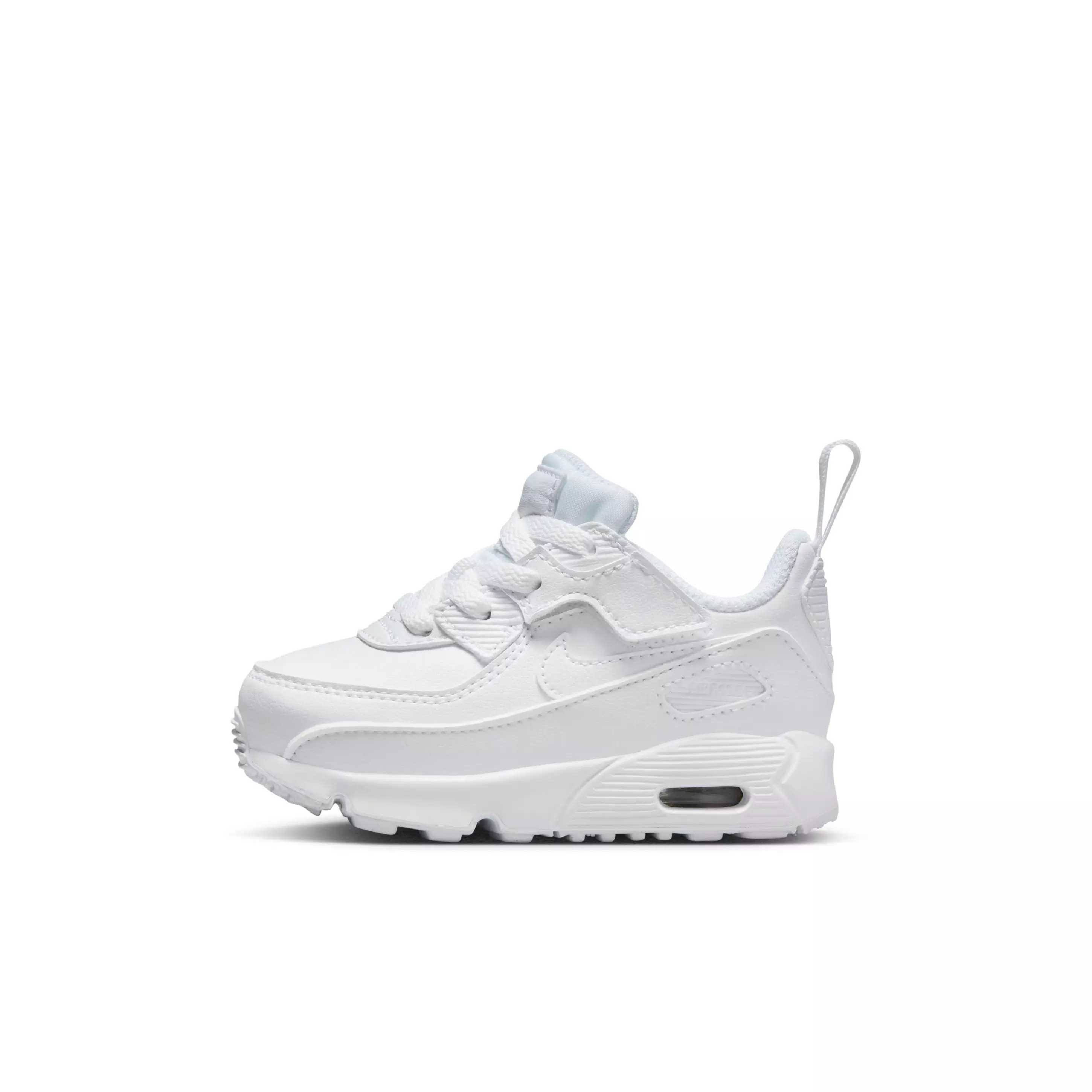Nike Air Max 90 EasyOn "White/Metallic Silver/White" Infant Boys' Shoe - WHITE/SILVER/WHITE