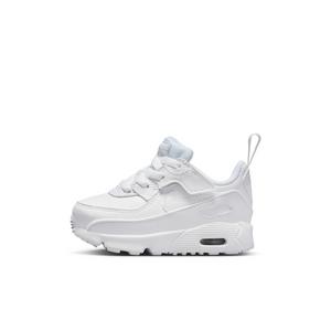 Nike Air Max 90 EasyOn "White/Metallic Silver/White" Infant Boys' Shoe