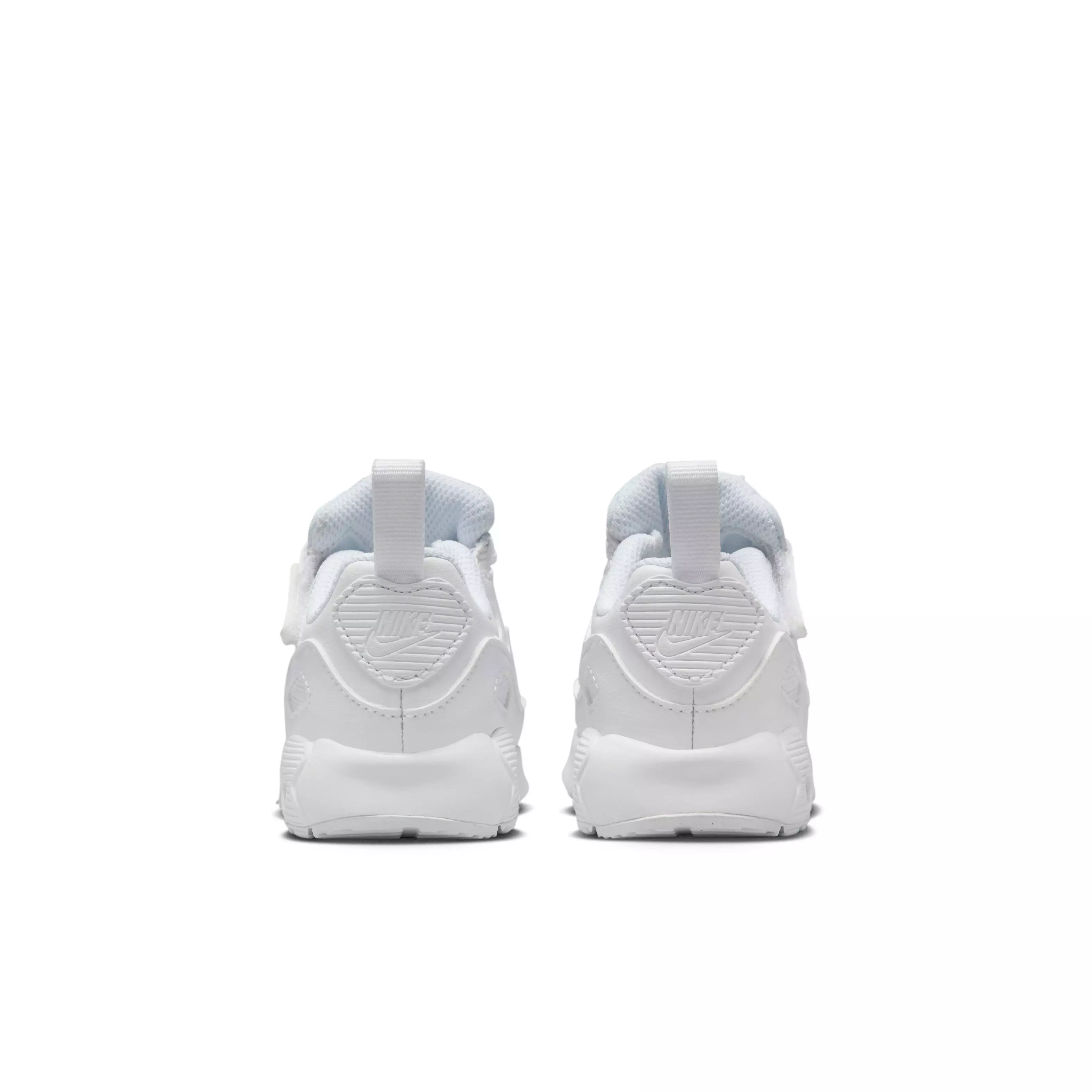 Nike Air Max 90 EasyOn "White/Metallic Silver/White" Infant Boys' Shoe - WHITE/SILVER/WHITE