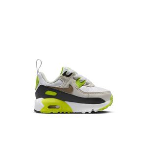 Nike Air Max 90 EasyOn "White/Cyber/Dark Smoke Grey/Khaki" Infant Boys' Shoe