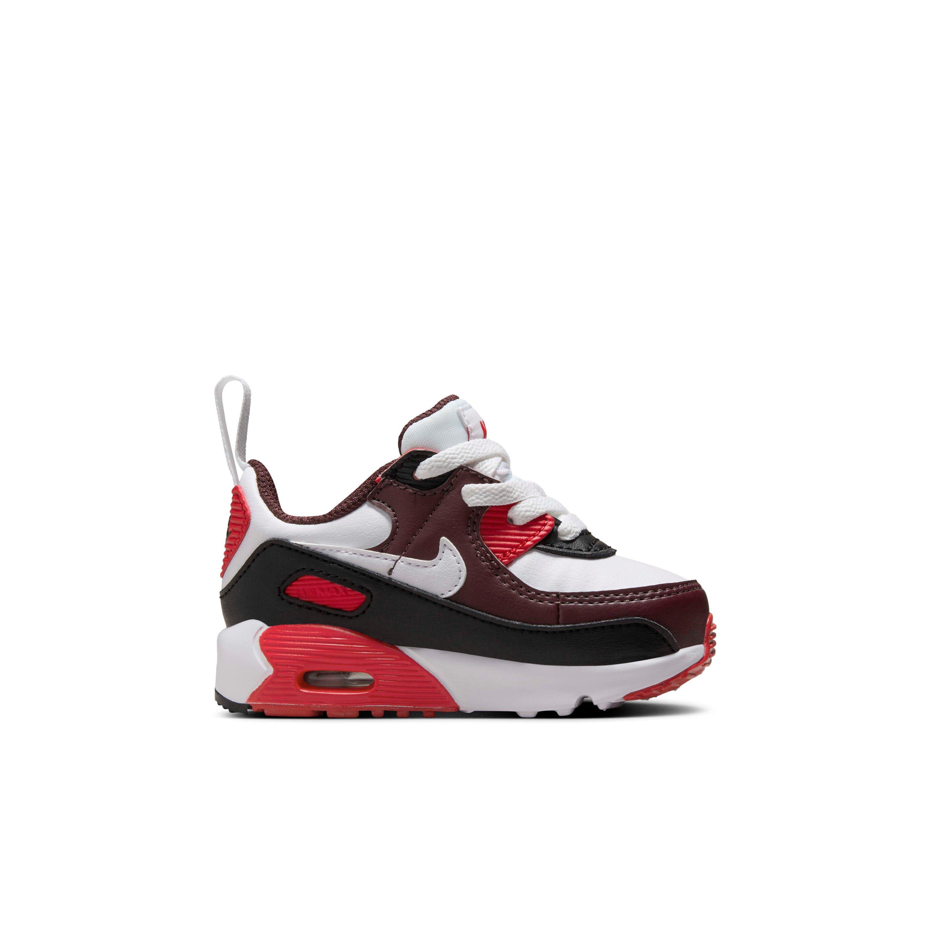 Nike Air Max 90 EasyOn "Burgundy Crush/Black/University Red/White" Infant Boys' Shoe - BURGUNDY/BLACK/RED/WHITE Thumbnail View 1