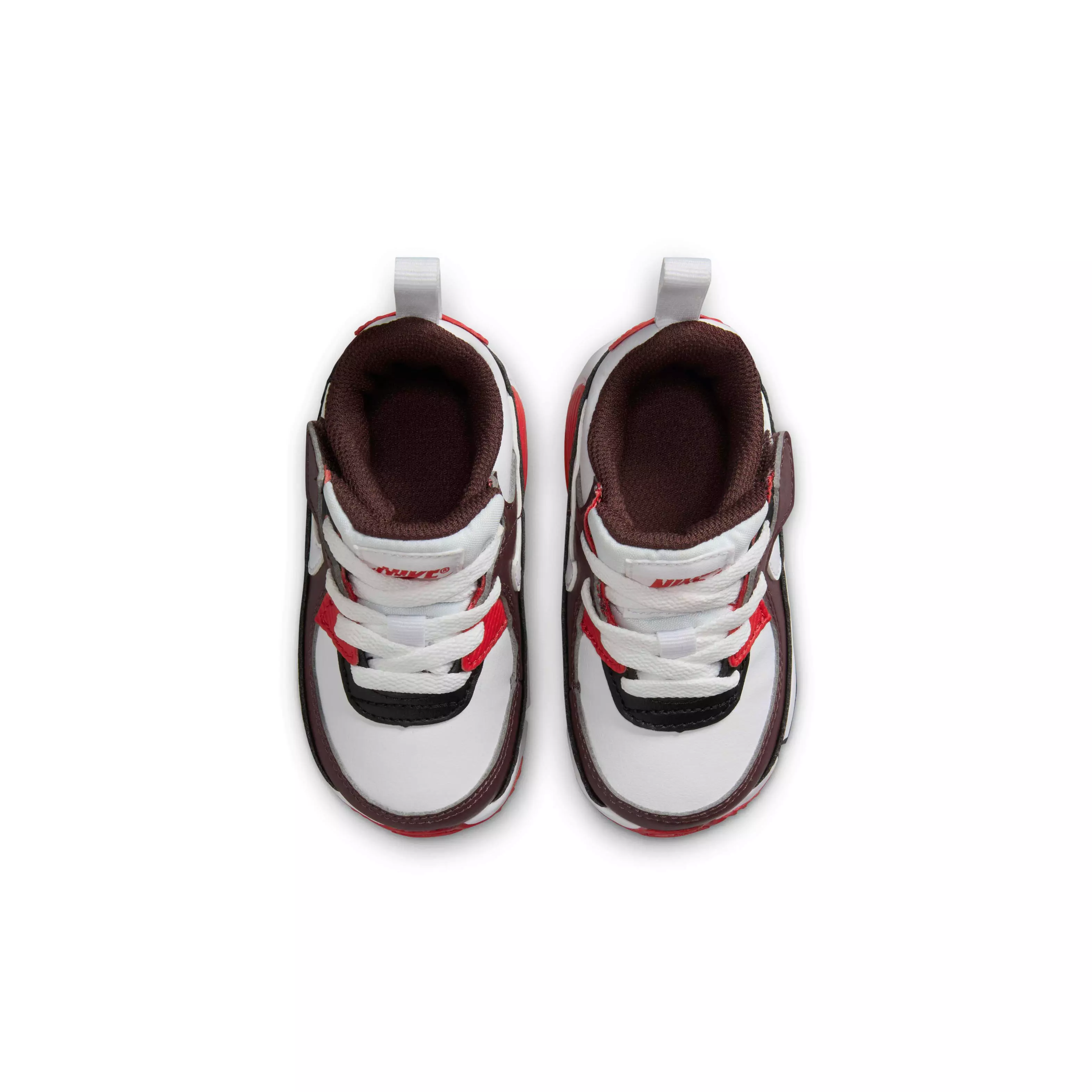 Nike Air Max 90 EasyOn "Burgundy Crush/Black/University Red/White" Infant Boys' Shoe - BURGUNDY/BLACK/RED/WHITE