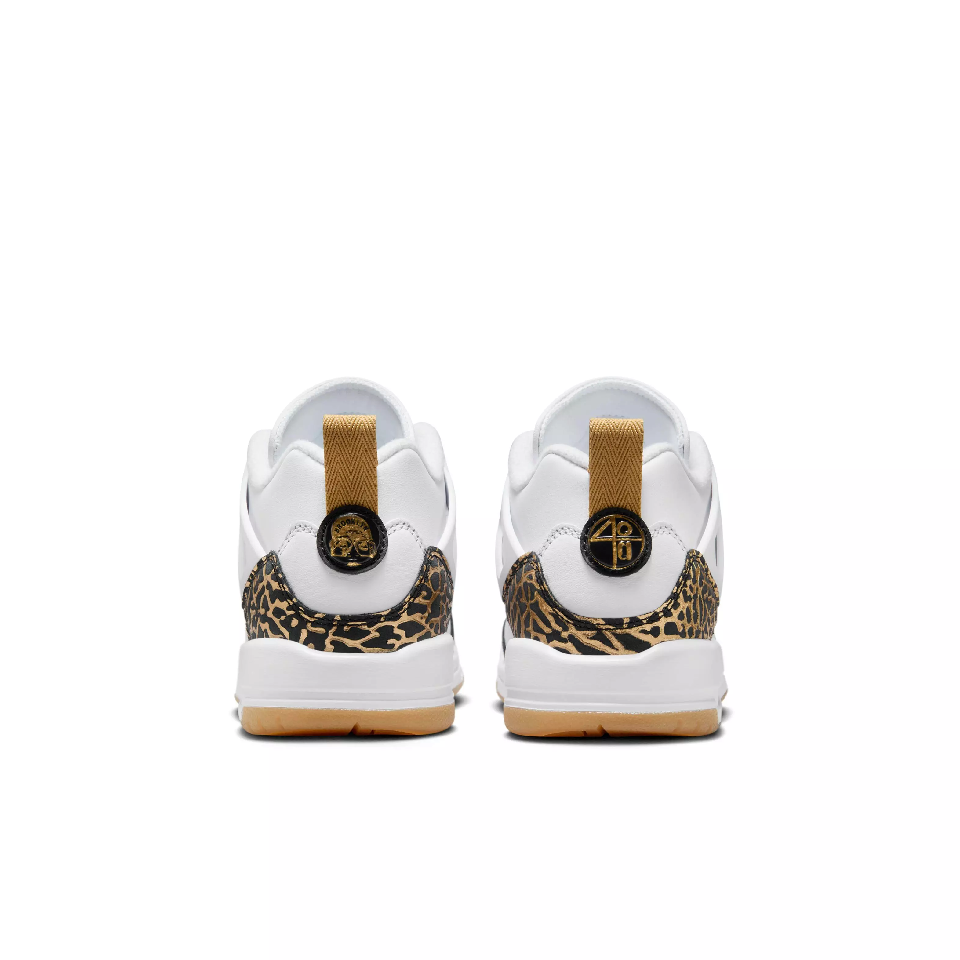 Jordan Spizike Low "White/Metallic Gold/Sail/Black" Grade School Boys' Shoe - WHITE/GOLD/SAIL/BLACK