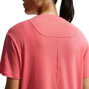 Nike Women's One Relaxed Dri-FIT Short-Sleeve Top -Coral