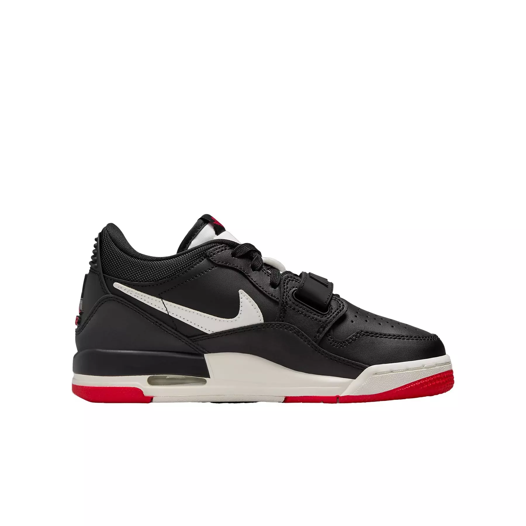 Jordan Air Legacy 312 Low "Black/University Red/Sail" Grade School Boys' Shoe - BLACK/RED/WHITE