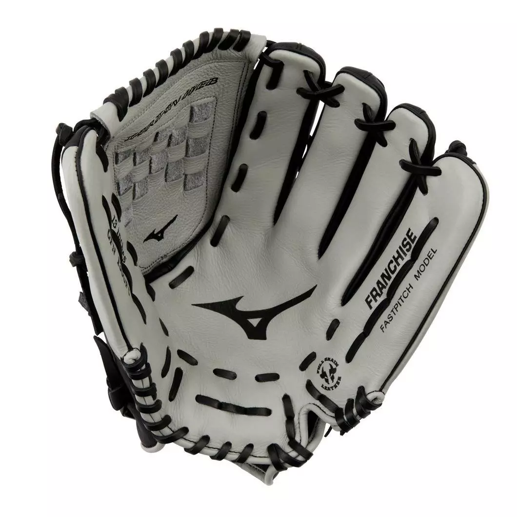 Mizuno GFN1300F5 Franchise FP 13" Outfielder Softball Glove RHT - GREY/BLACK