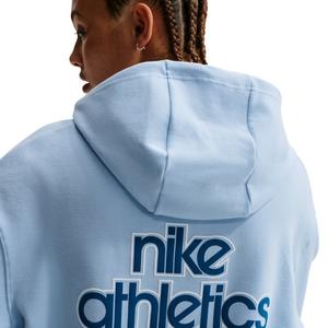 Nike Women's Sportswear Phoenix Fleece Pull-Over Hoodie -Blue