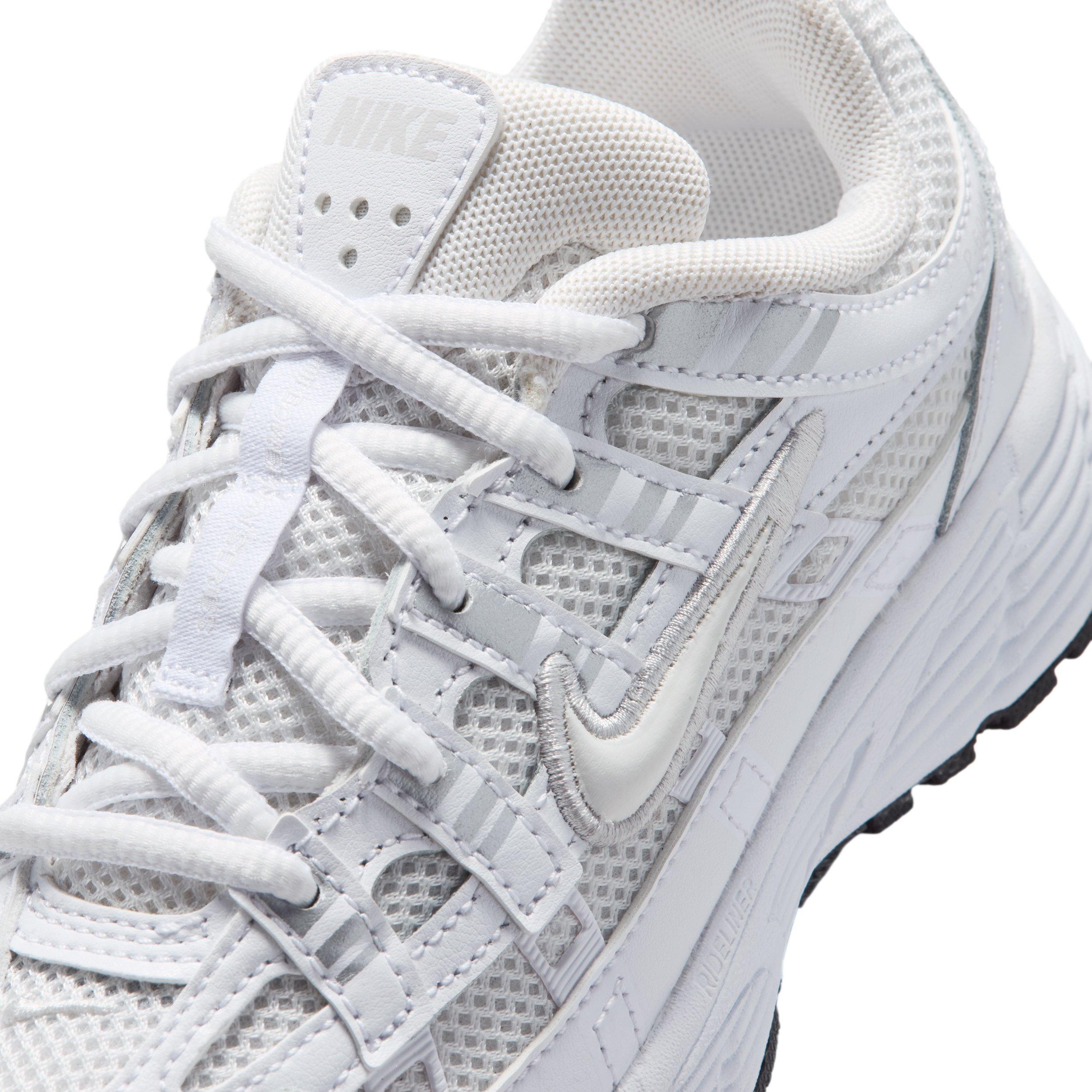 Nike P-6000 "Platinum Tint/White/Metallic Silver/Platinum Tint" Preschool Girls' Shoe - PLATINUM/WHITE/SILVER/PLATINUM