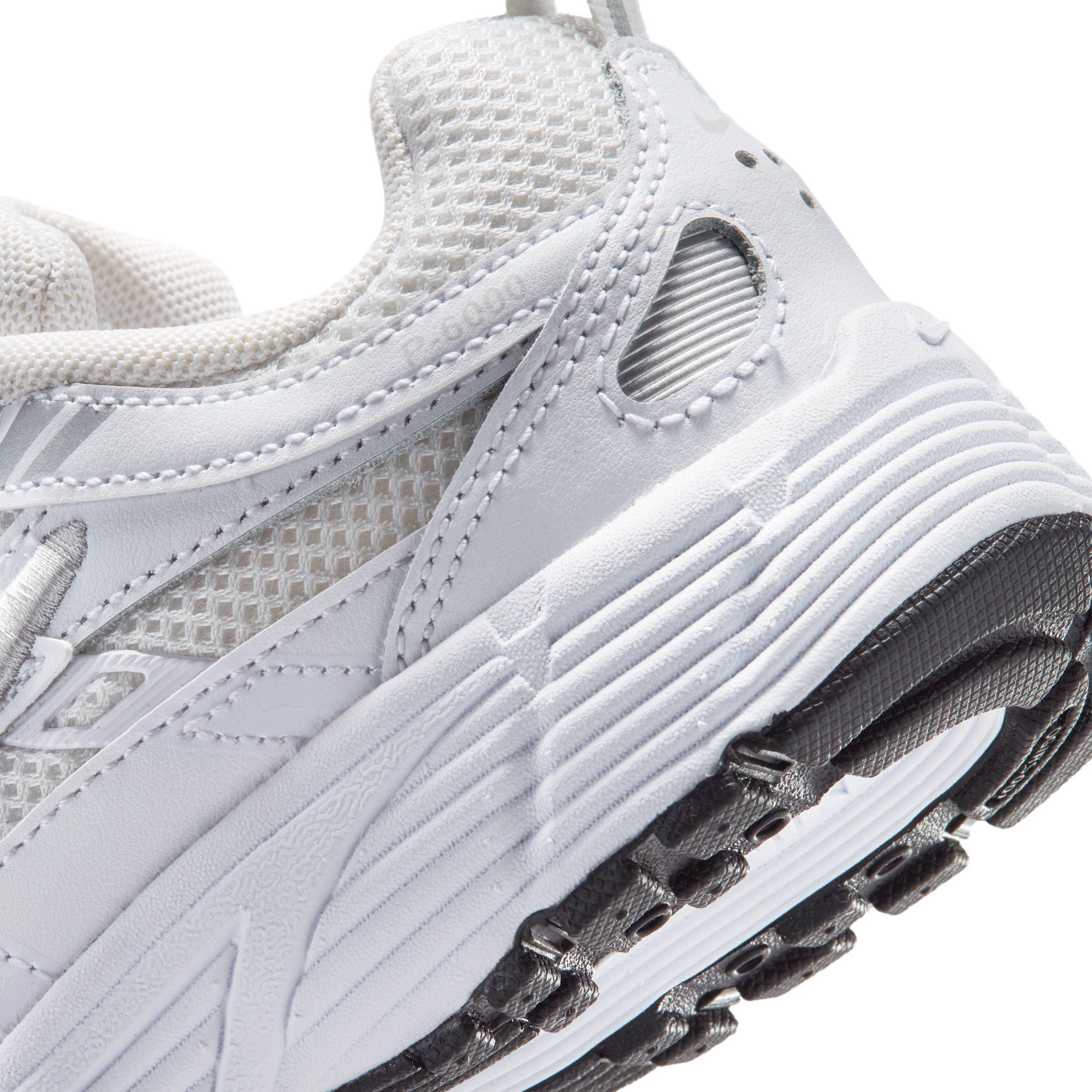 Nike P-6000 "Platinum Tint/White/Metallic Silver/Platinum Tint" Preschool Girls' Shoe - PLATINUM/WHITE/SILVER/PLATINUM
