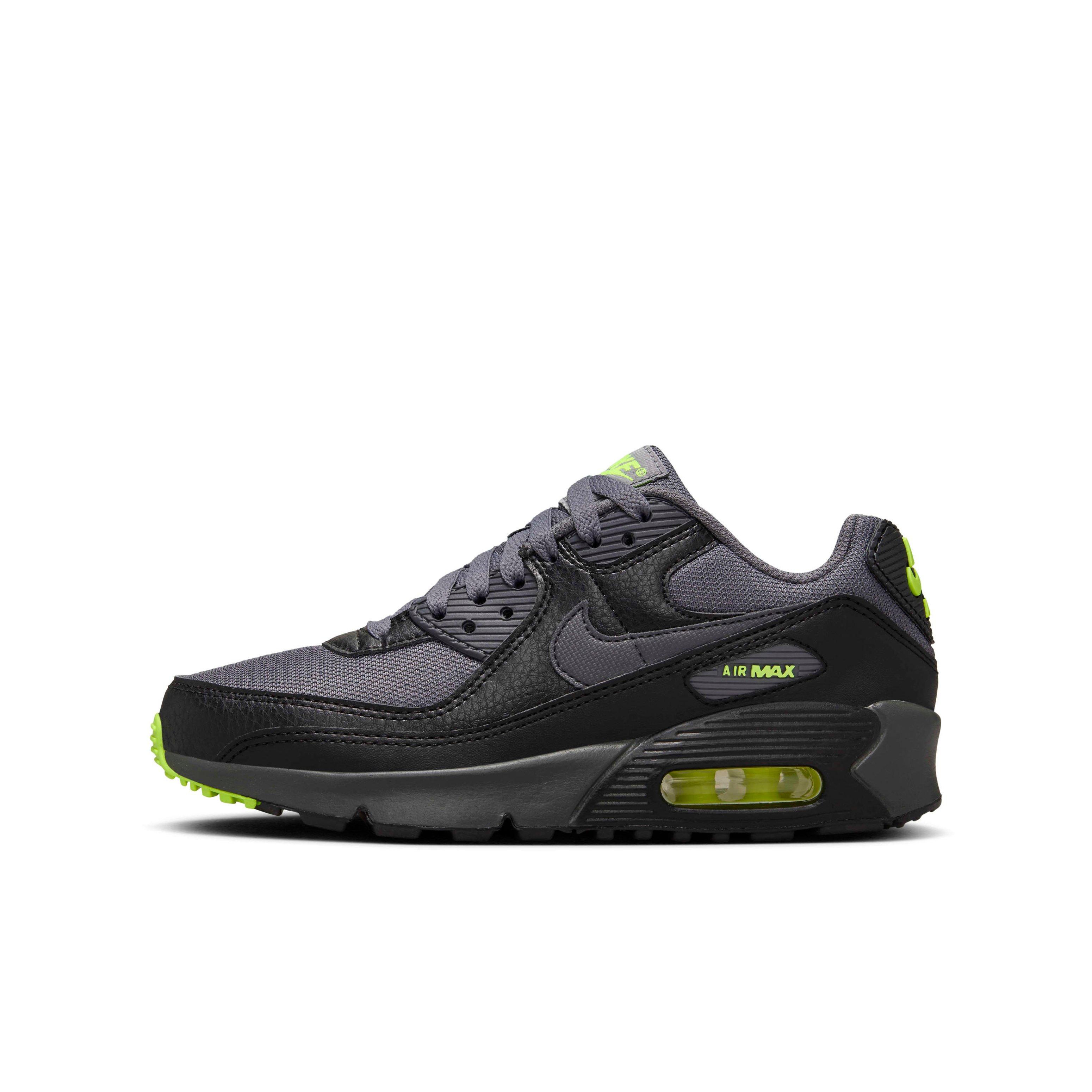 Nike Air Max 90 Next Nature Grade School Boys' "Black/Volt/Volt/Dark Grey" Shoe