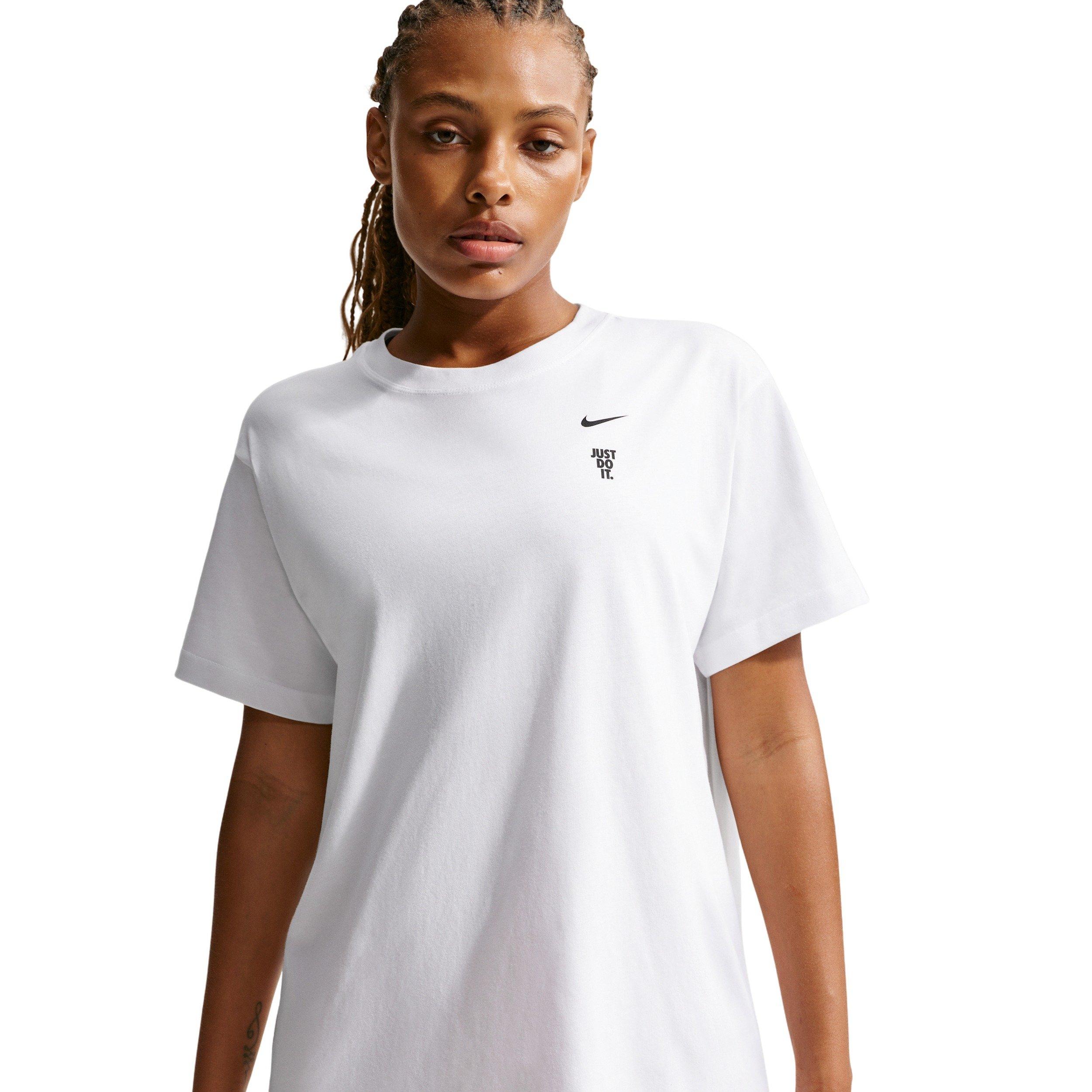 Nike Women's Short-Sleeve Basketball T-Shirt - White - WHITE Thumbnail View 1