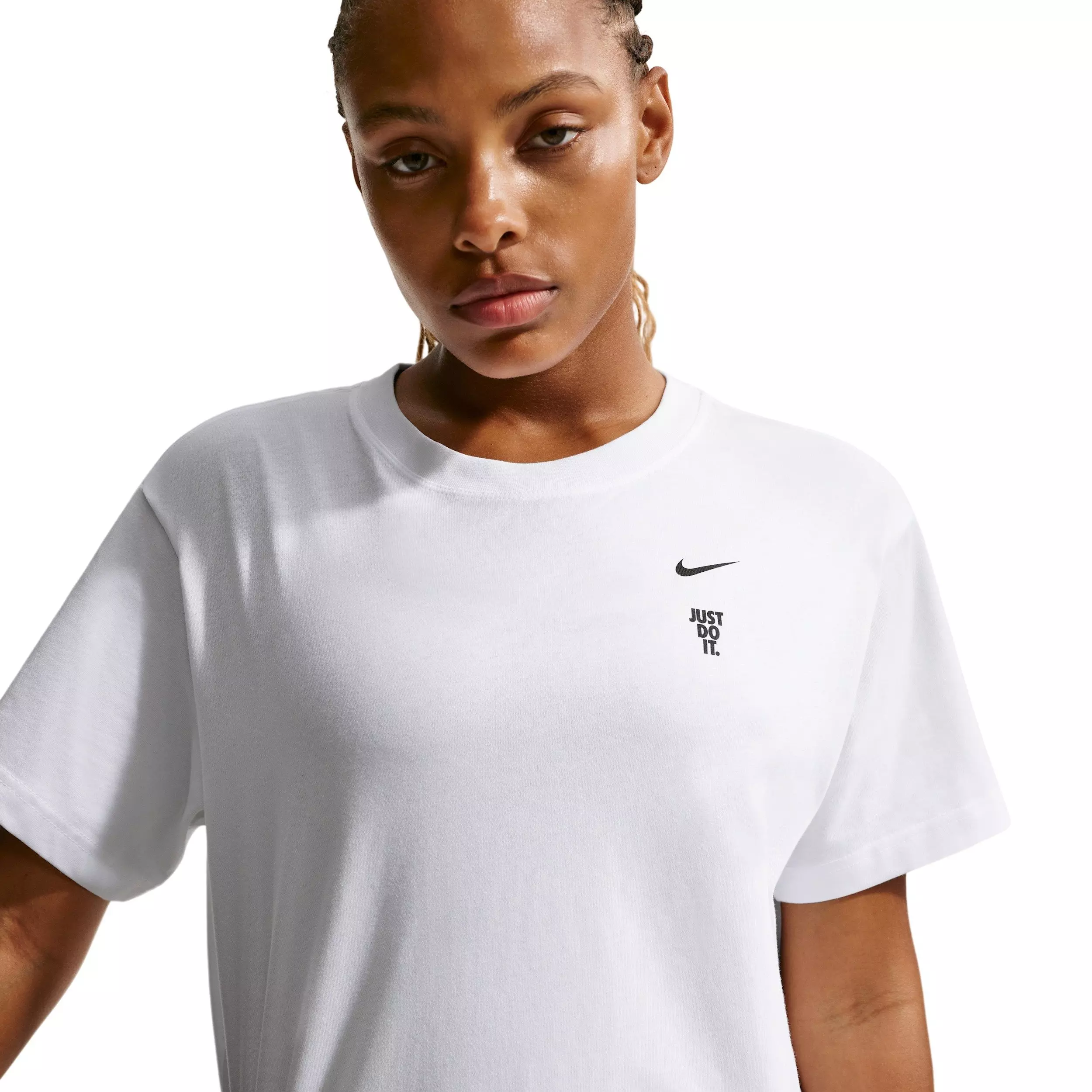 Nike Women's Short-Sleeve Basketball T-Shirt -White - WHITE
