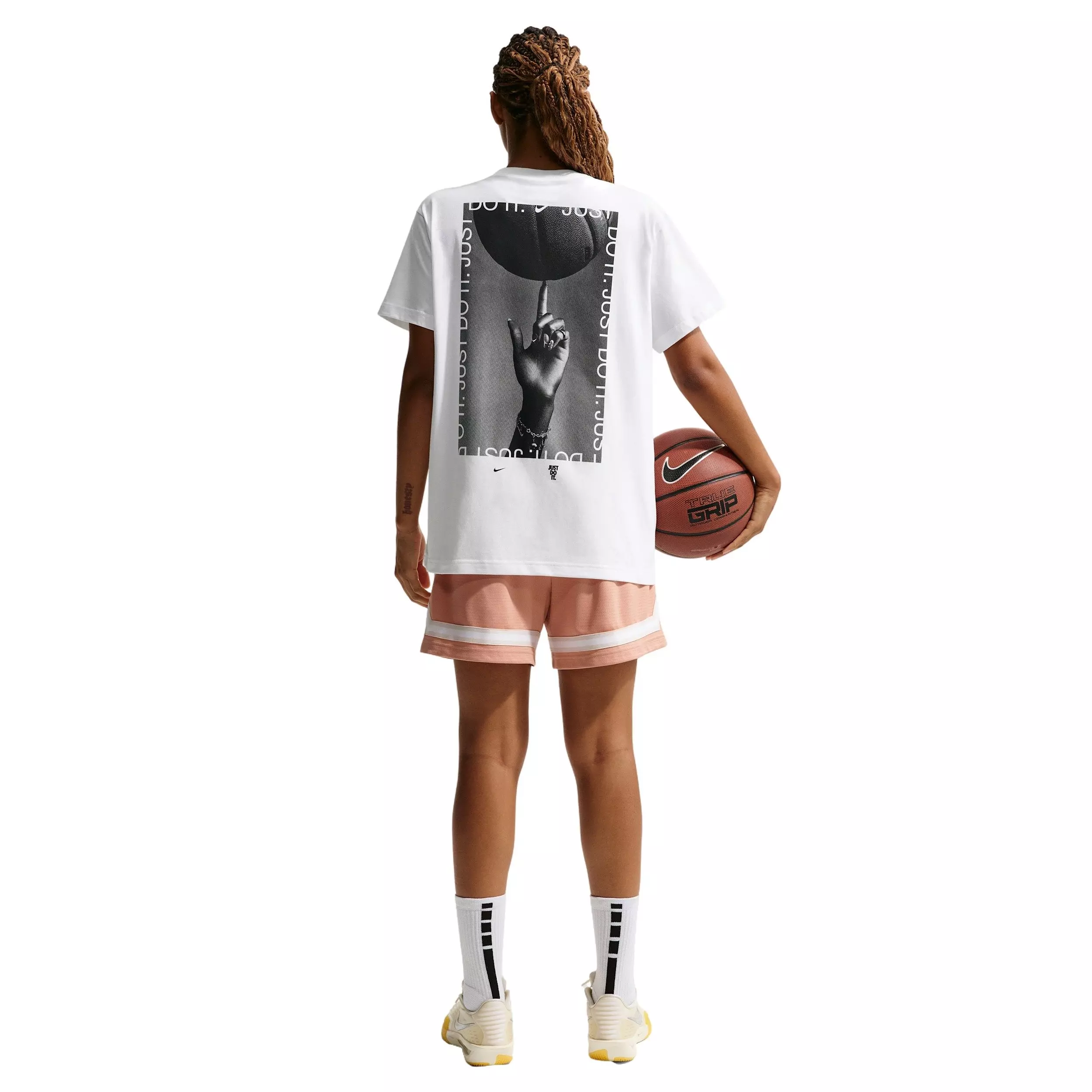 Nike Women's Short-Sleeve Basketball T-Shirt -White - WHITE