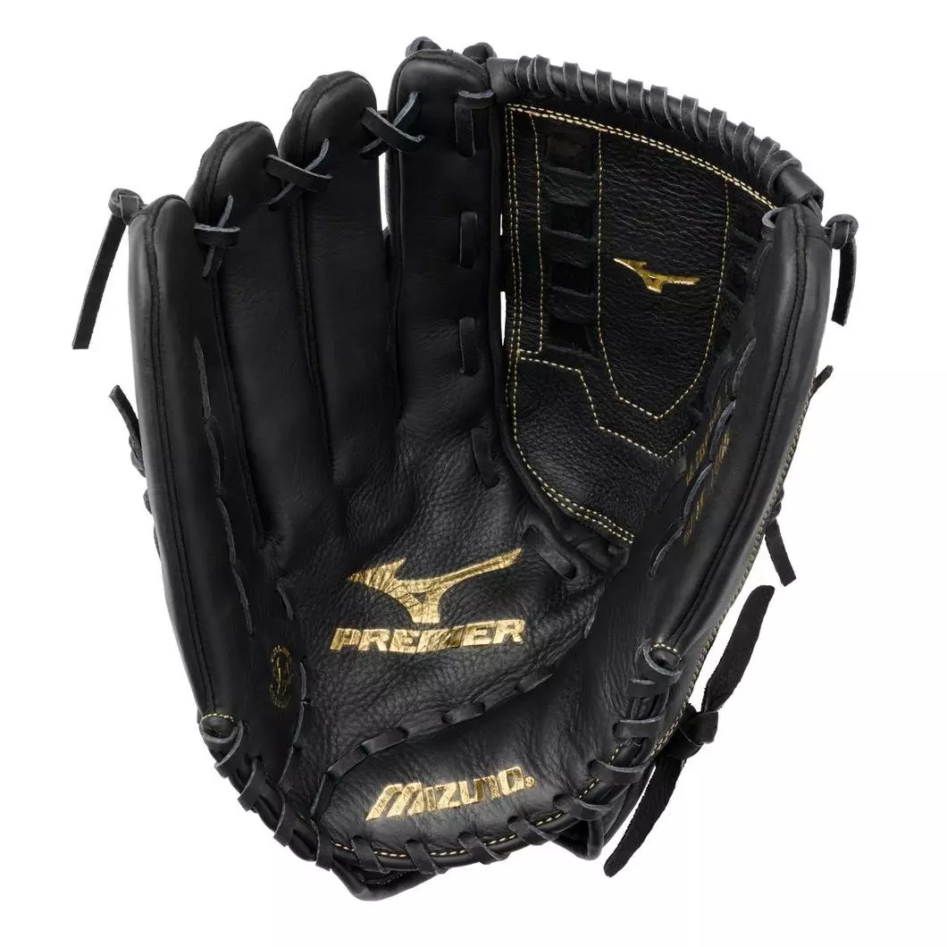 Mizuno Premier Series 14" Slowpitch Softball Glove LHT - BLACK/GOLD