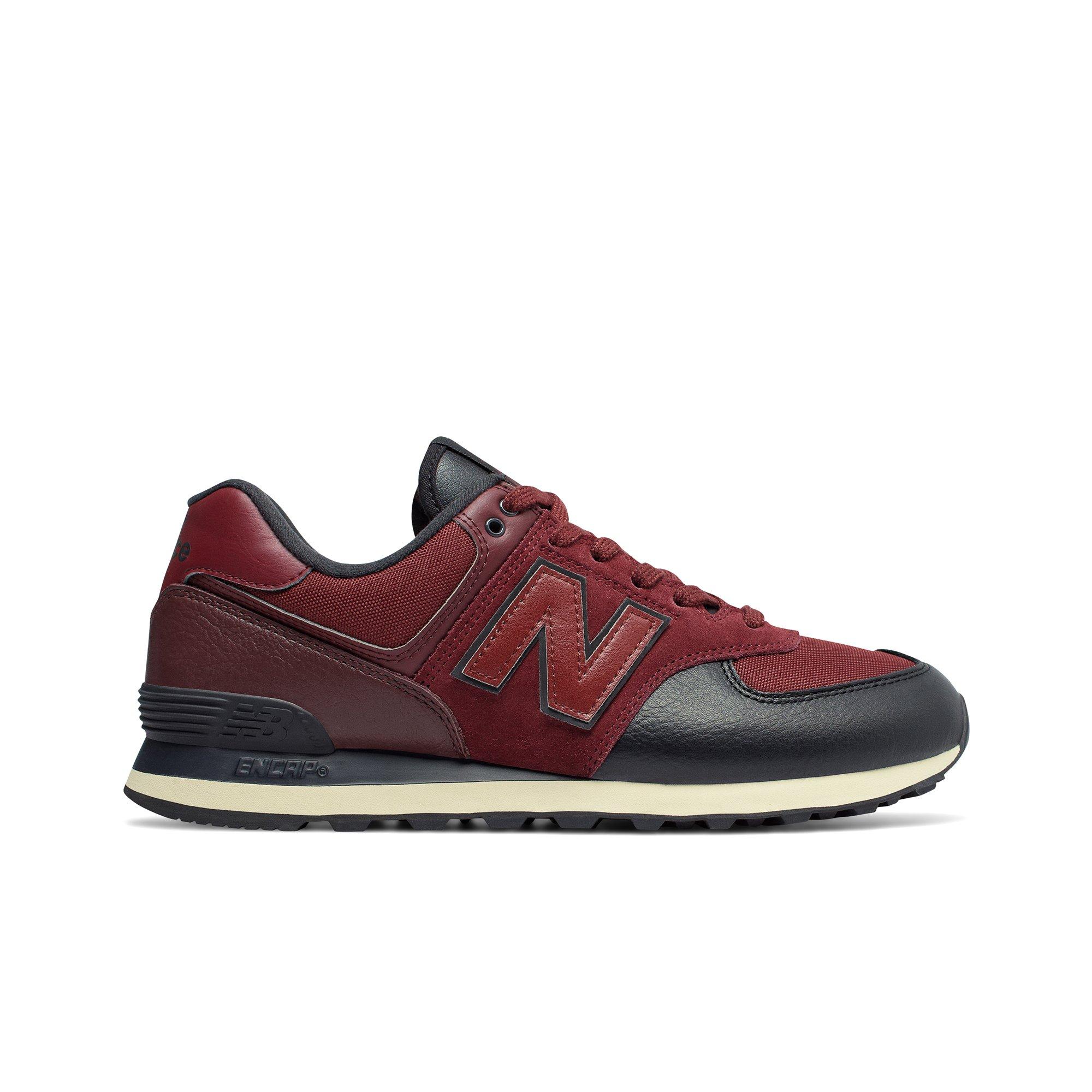 new balance 574 burgundy