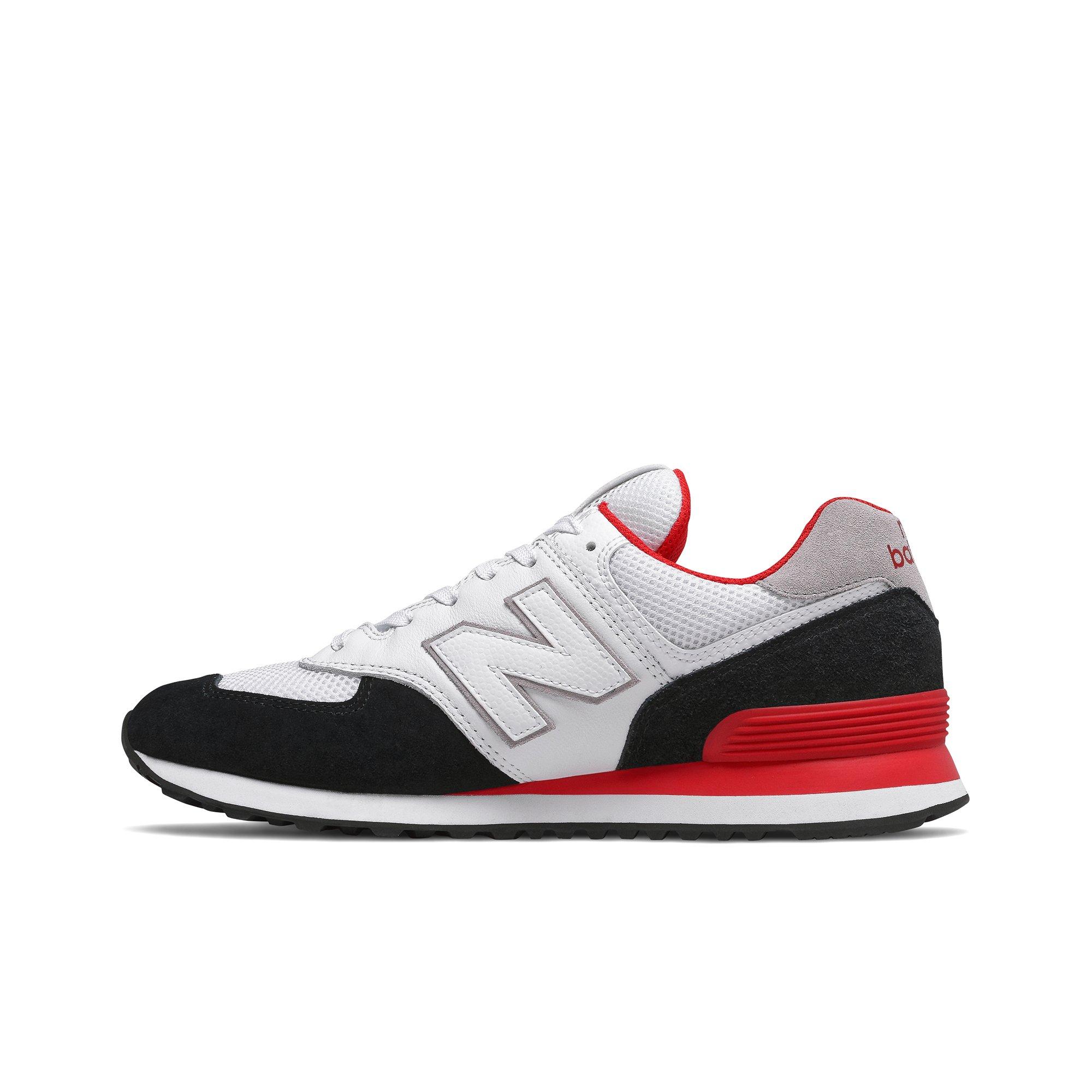 new balance red white black