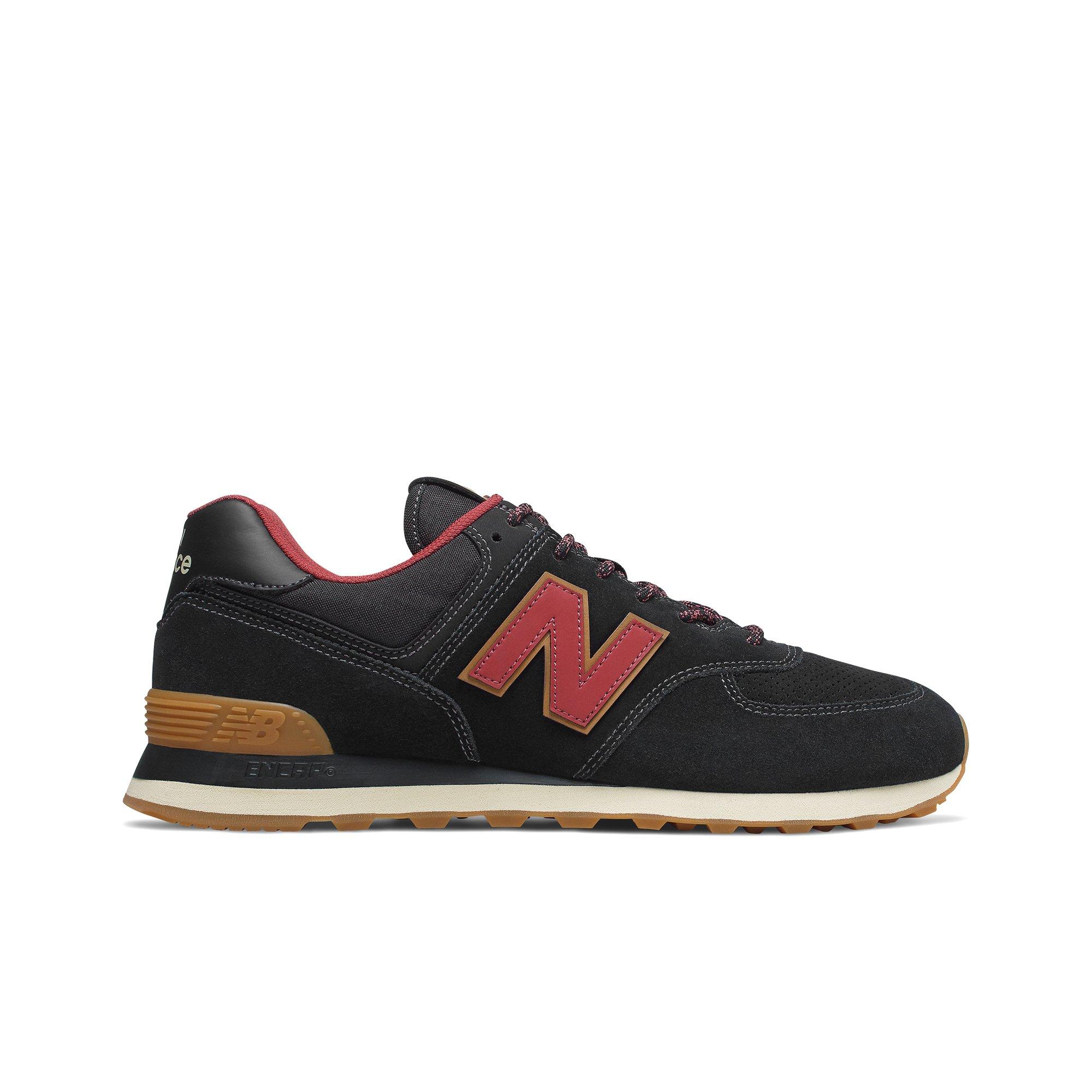 new balance 574 black earth red