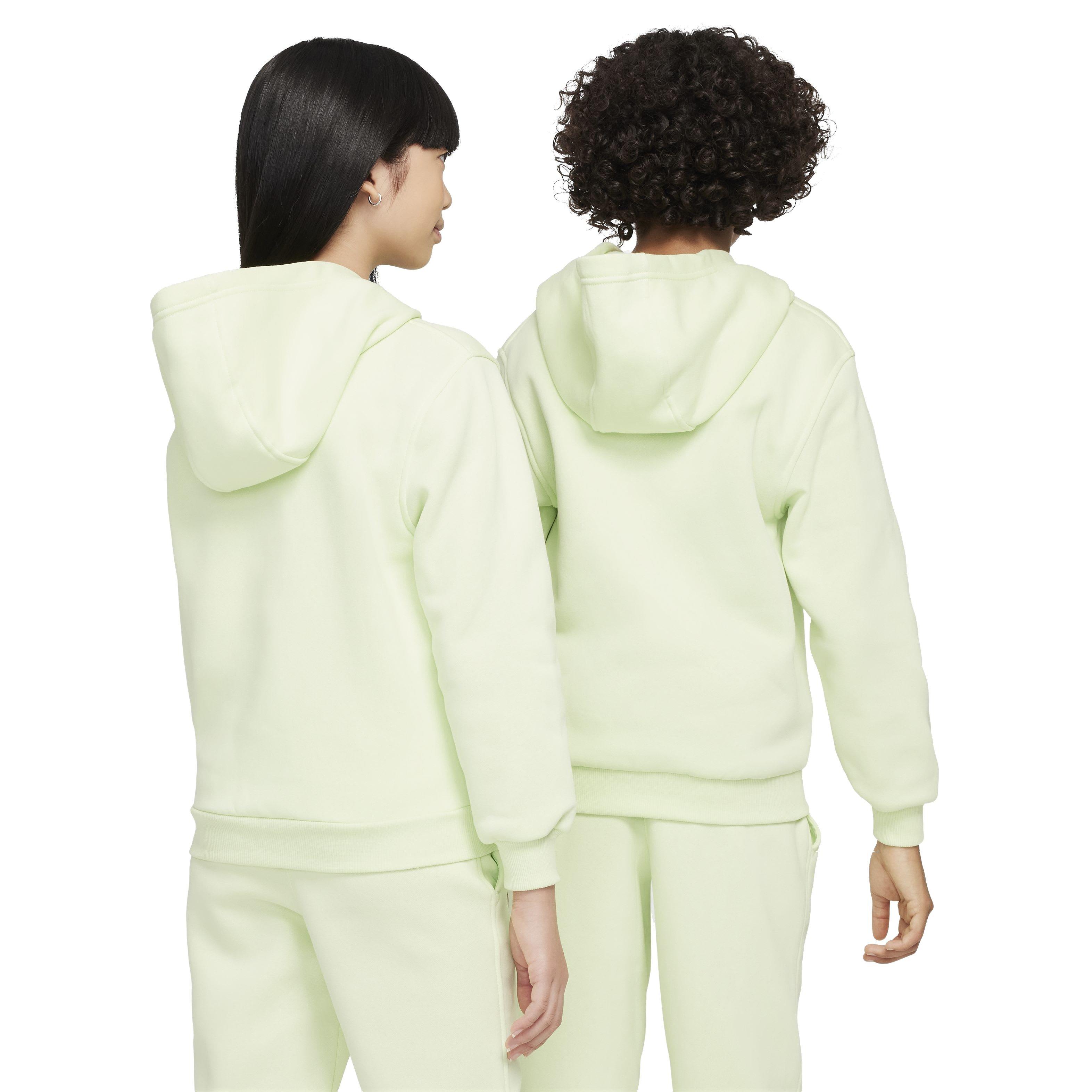 Nike Sportswear Club Fleece Pullover Big Kids' Light Green Hoodie