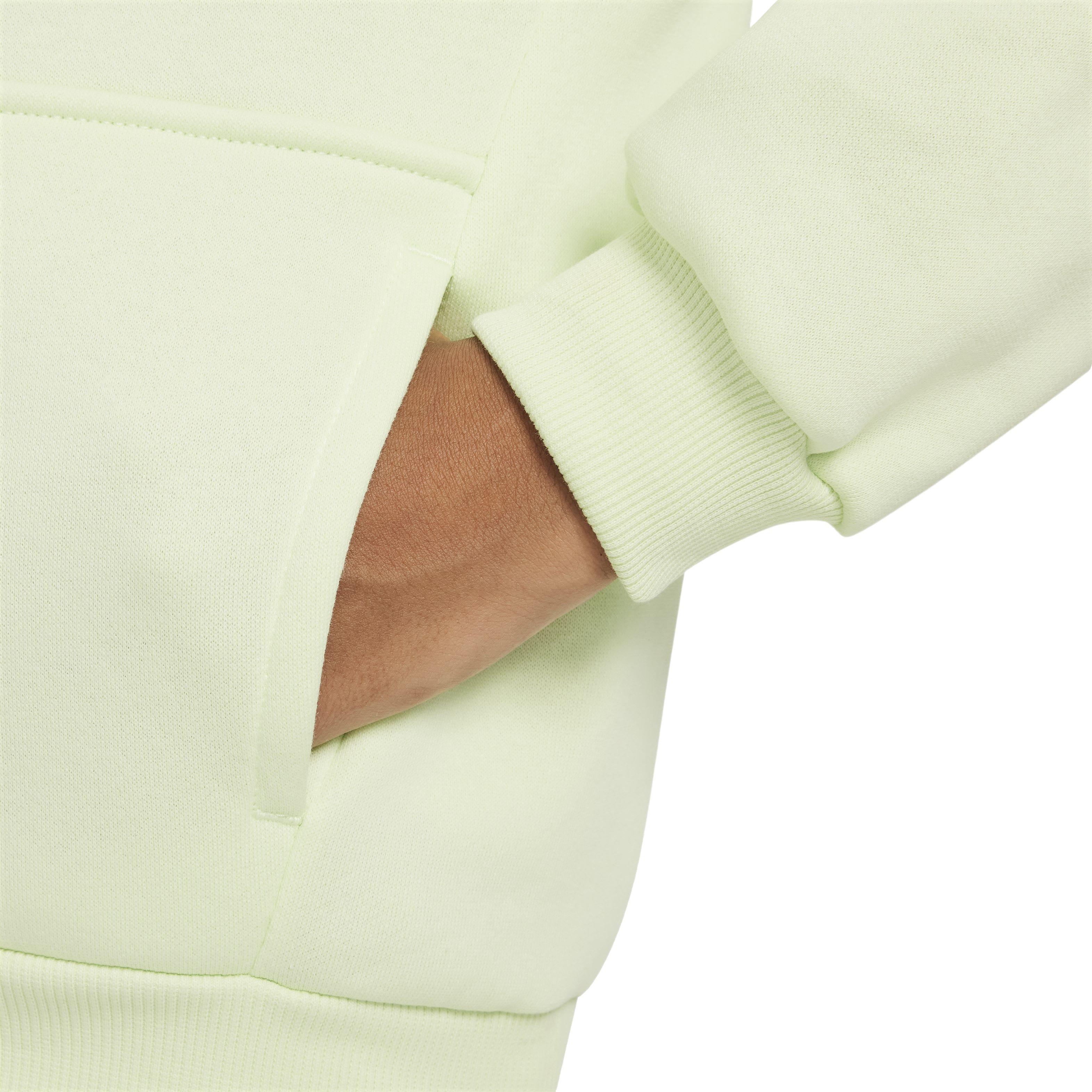 Nike Sportswear Club Fleece Pullover Big Kids' Light Green Hoodie