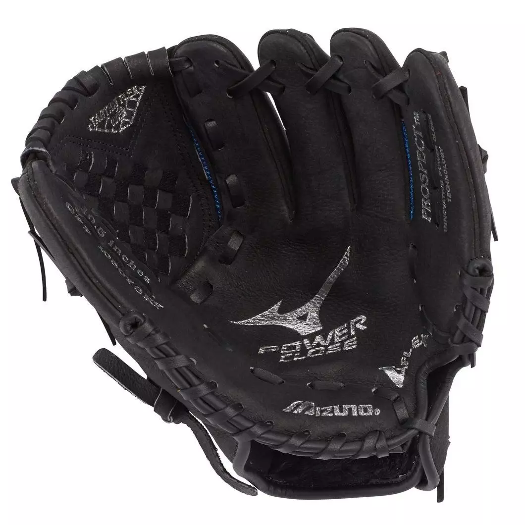 Mizuno Prospect Series Powerclose 10.5" Baseball Glove LHT - BLACK/ROYAL