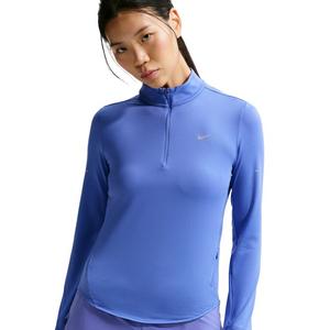 Nike Women's Swift Dri-FIT UV 1/4-Zip Running Top -Sapphire