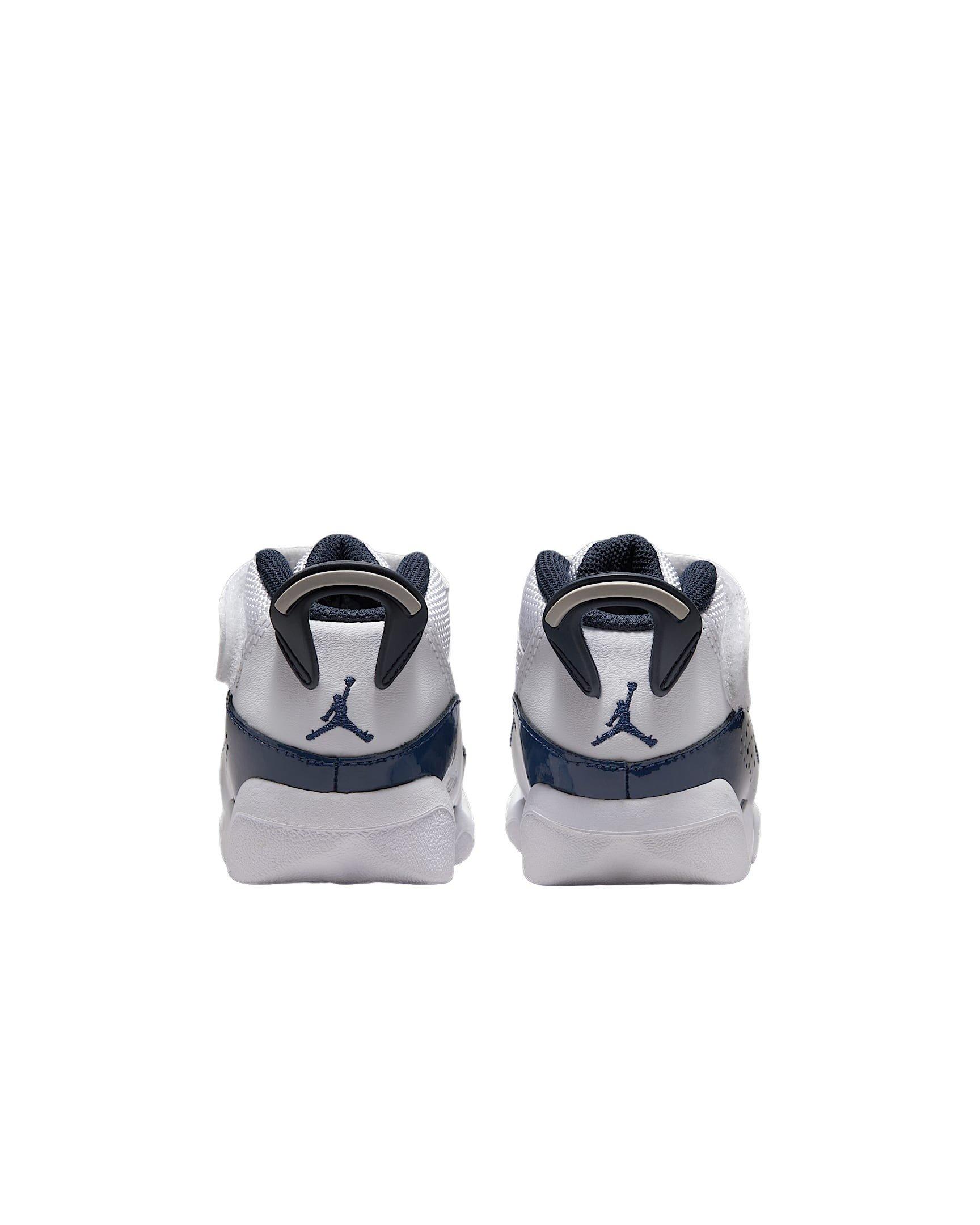 Jordan 6 Rings Infant Boys' "White/Neutral Grey/Midnight Navy" Shoe