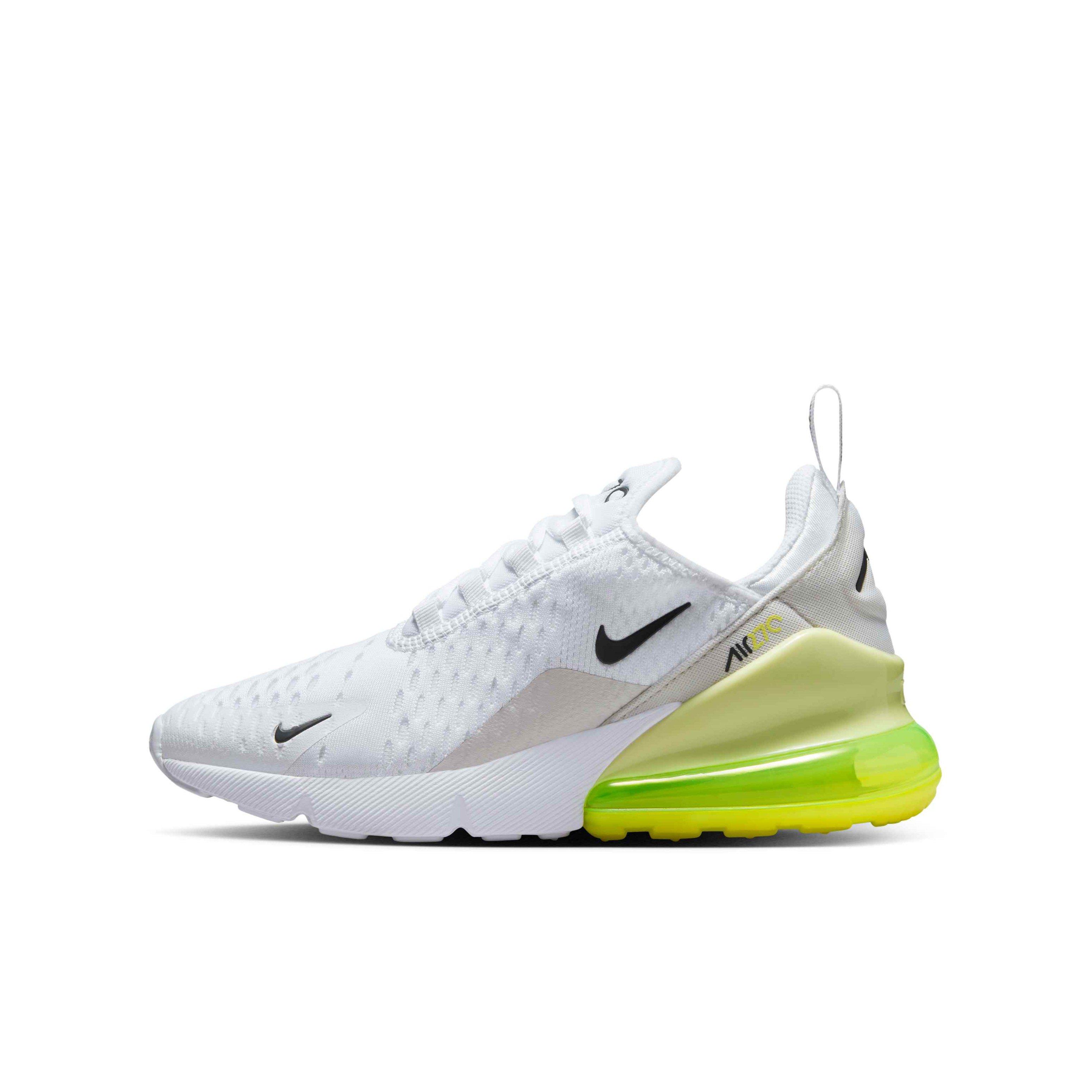 Nike Air Max 270 Grade School Boys' "White/Limelight/Vast Grey/Anthracite" Shoe