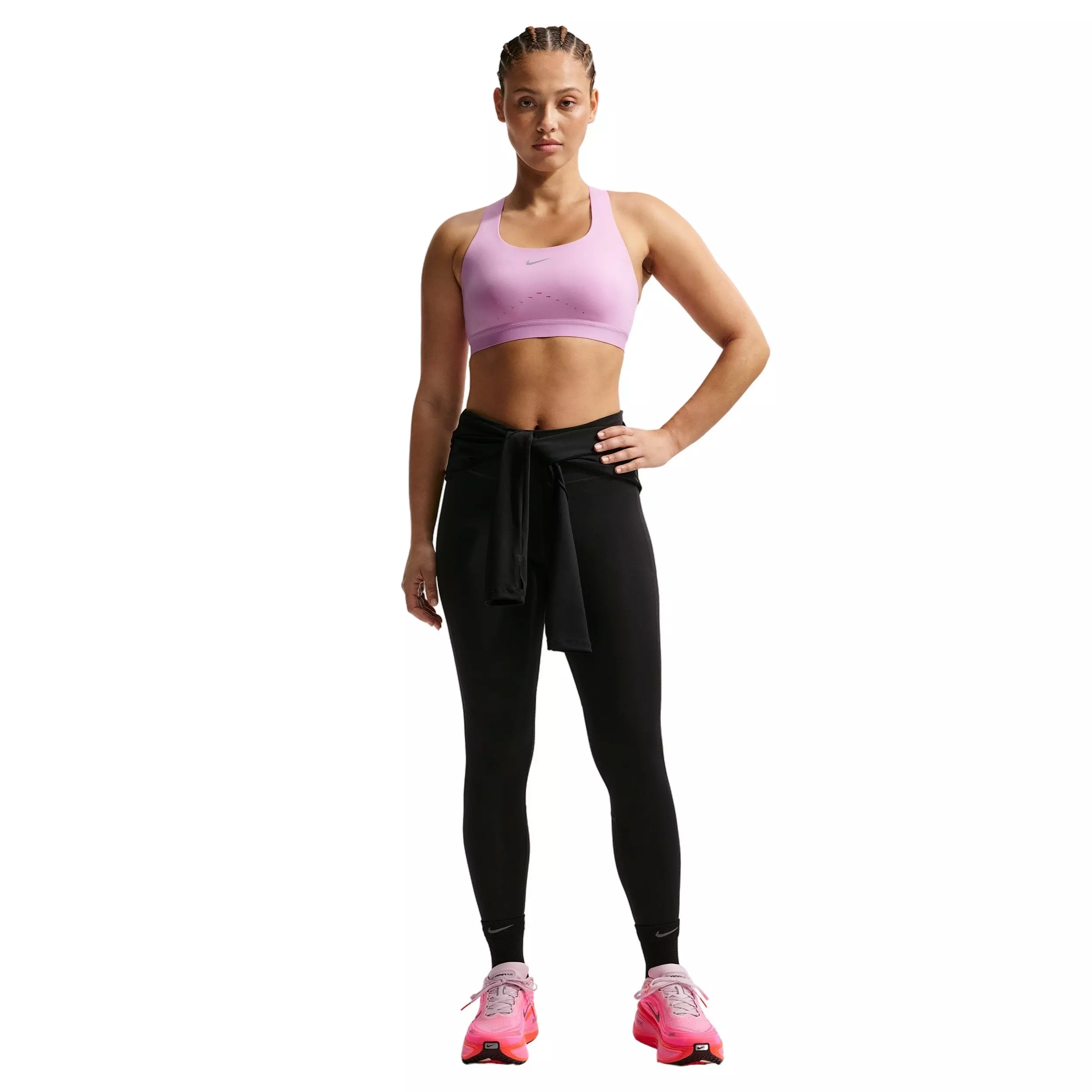 Nike Women's Swift High-Support Lightly Lined Sports Bra - Lt Magenta - LT MAGENTA