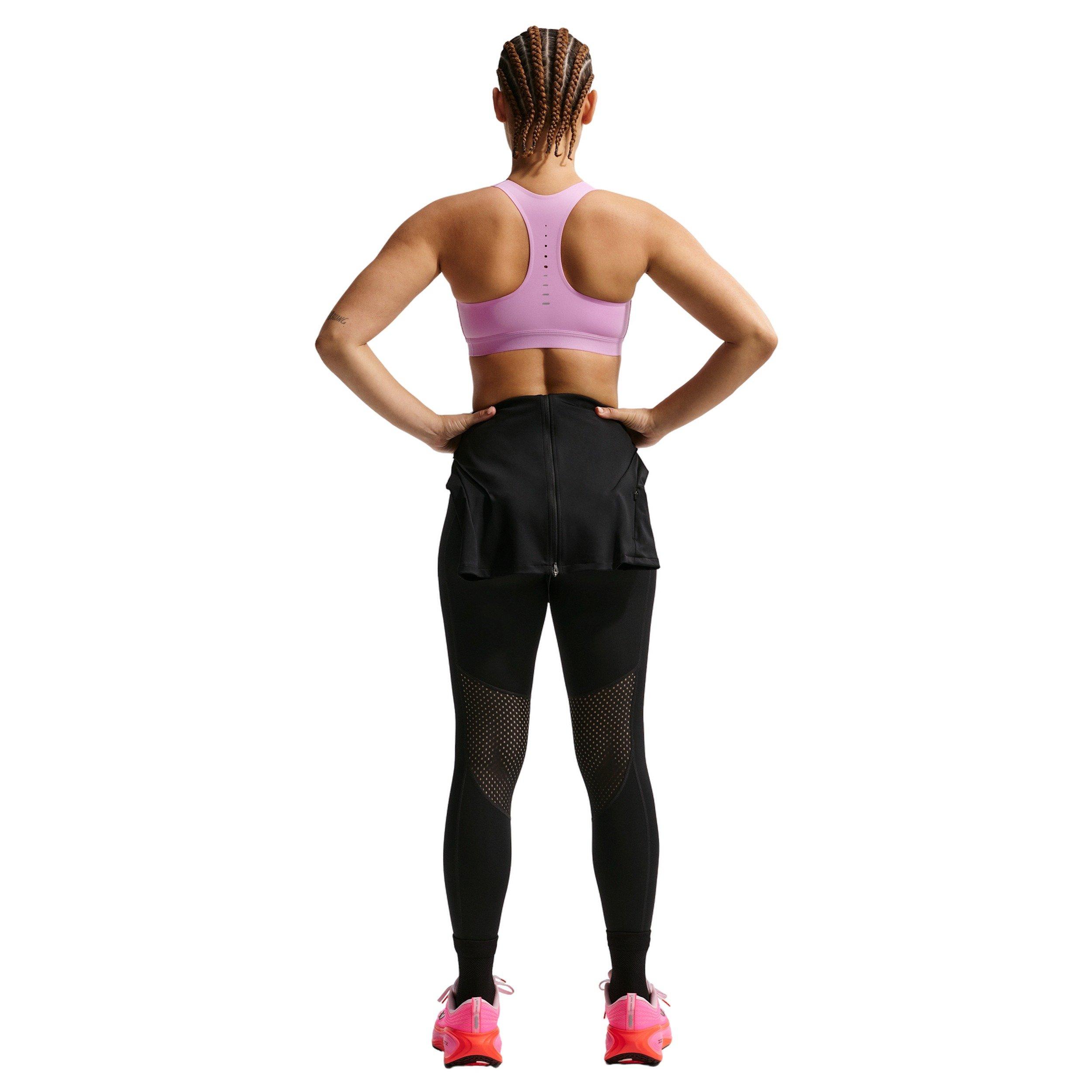 Nike Women's Swift High-Support Lightly Lined Sports Bra -Lt Magenta - LT MAGENTA Thumbnail View 5