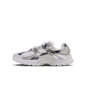 Nike V5 RNR "Off White/Vast Grey/Silver Lilac/Metallic Silver" Grade School Girls' Shoe - OFF WHITE/GREY/LILAC/SILVER