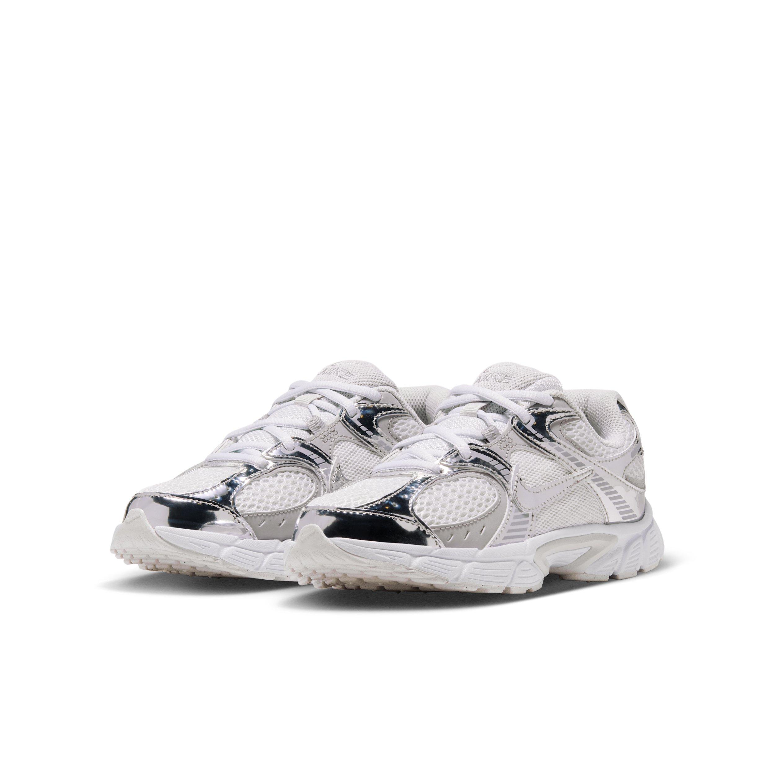 Nike V5 RNR "Off White/Vast Grey/Silver Lilac/Metallic Silver" Grade School Girls' Shoe - OFF WHITE/GREY/LILAC/SILVER