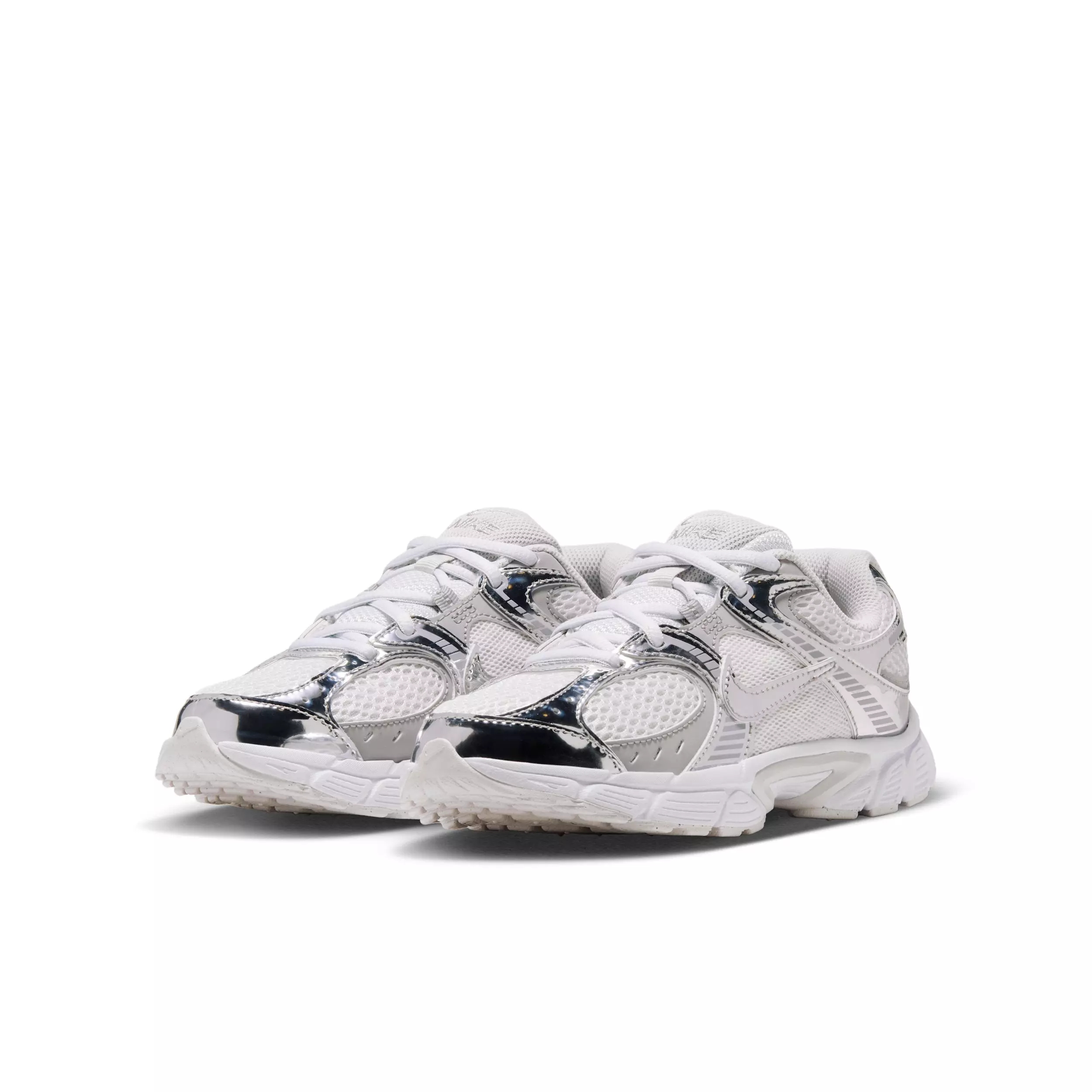 Nike V5 RNR "Off White/Vast Grey/Silver Lilac/Metallic Silver" Grade School Girls' Shoe - OFF WHITE/GREY/LILAC/SILVER