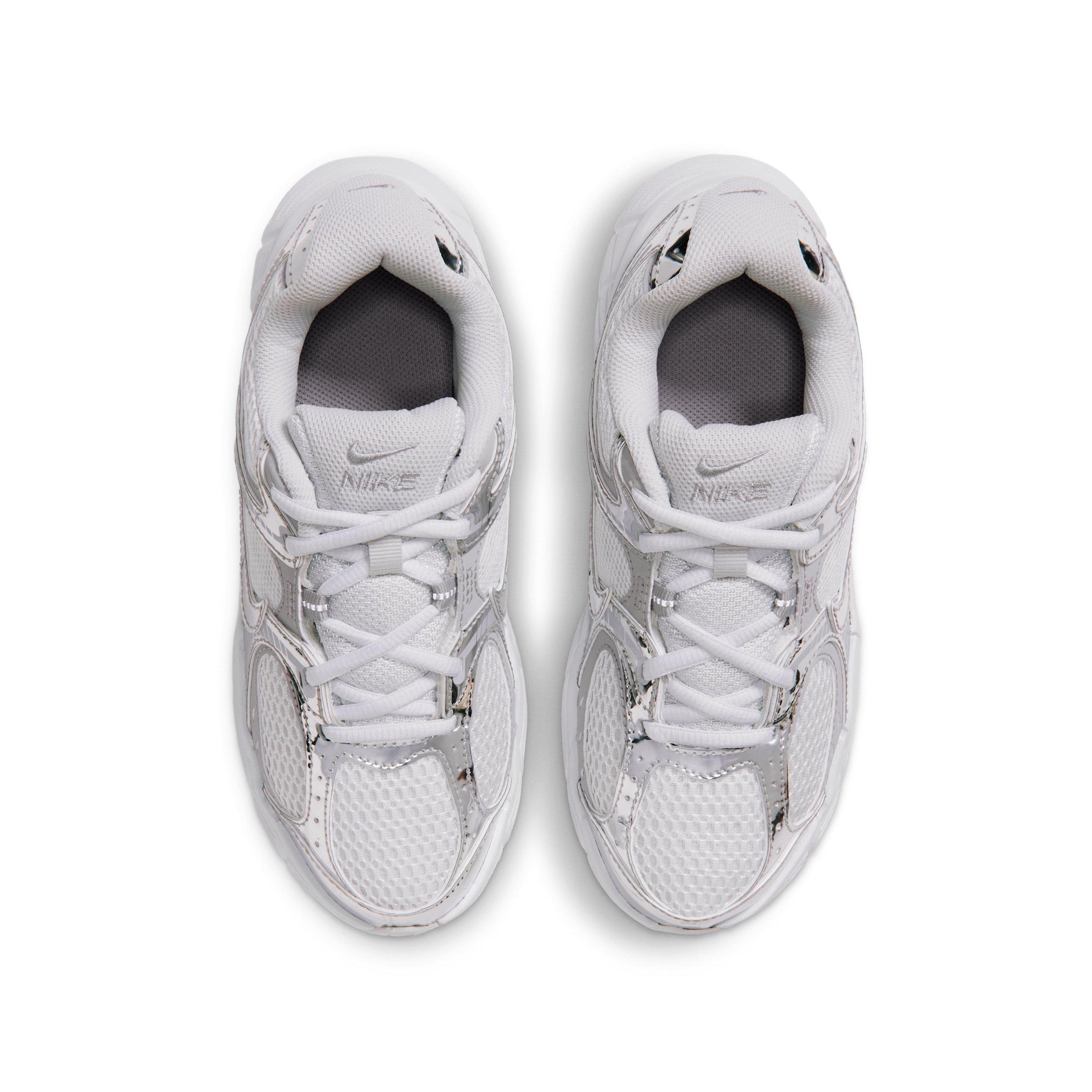 Nike V5 RNR "Off White/Vast Grey/Silver Lilac/Metallic Silver" Grade School Girls' Shoe - OFF WHITE/GREY/LILAC/SILVER