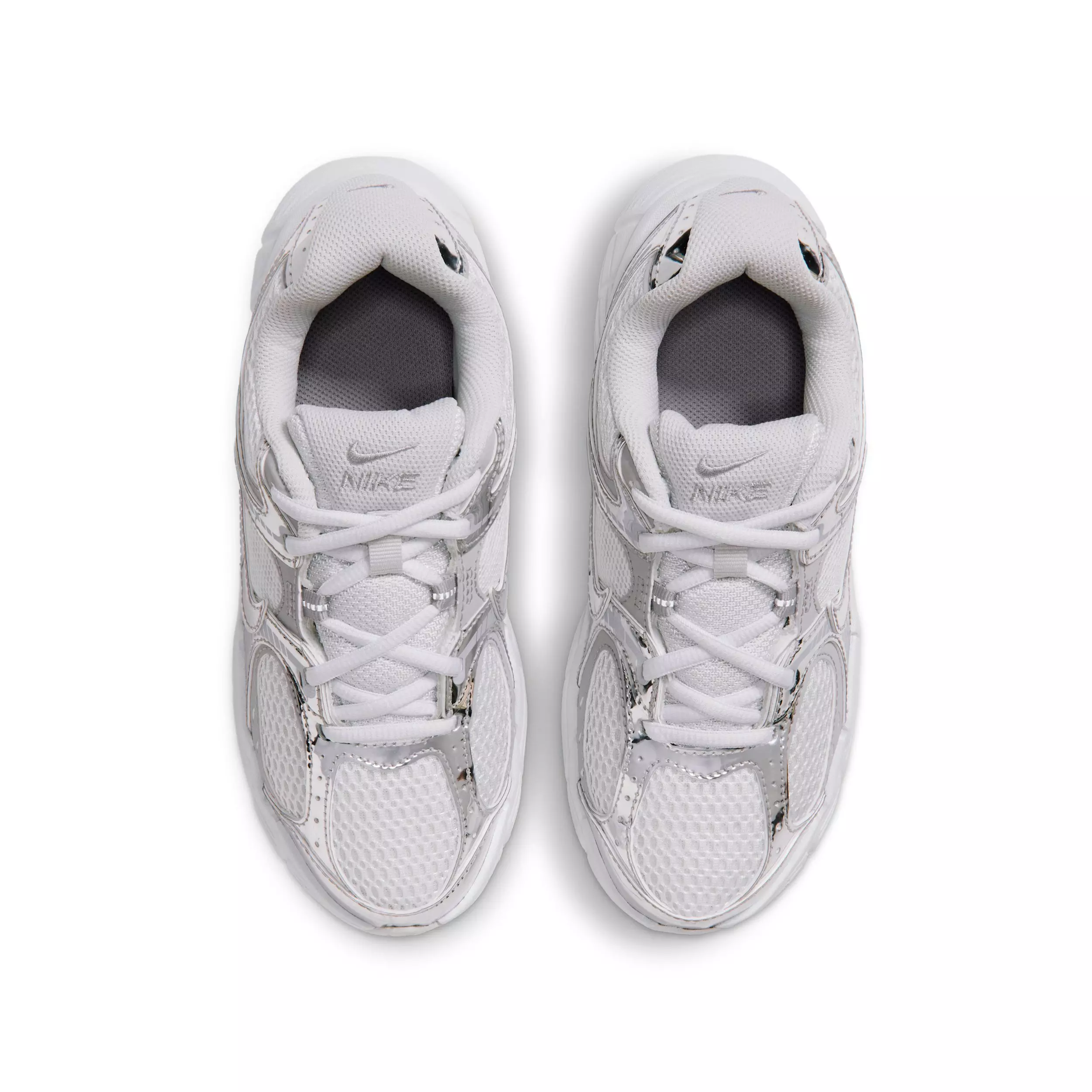 Nike V5 RNR "Off White/Vast Grey/Silver Lilac/Metallic Silver" Grade School Girls' Shoe - OFF WHITE/GREY/LILAC/SILVER