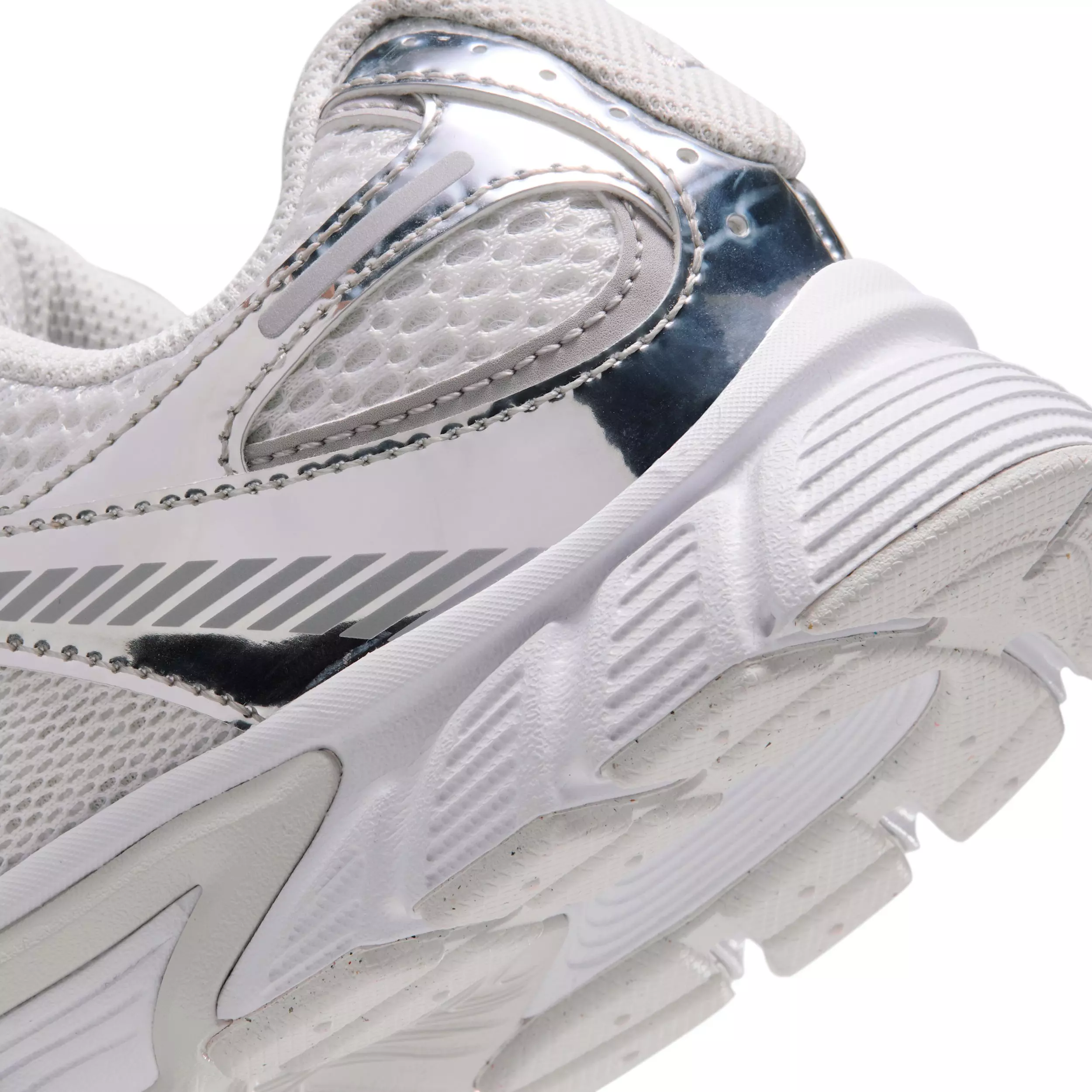 Nike V5 RNR "Off White/Vast Grey/Silver Lilac/Metallic Silver" Grade School Girls' Shoe - OFF WHITE/GREY/LILAC/SILVER