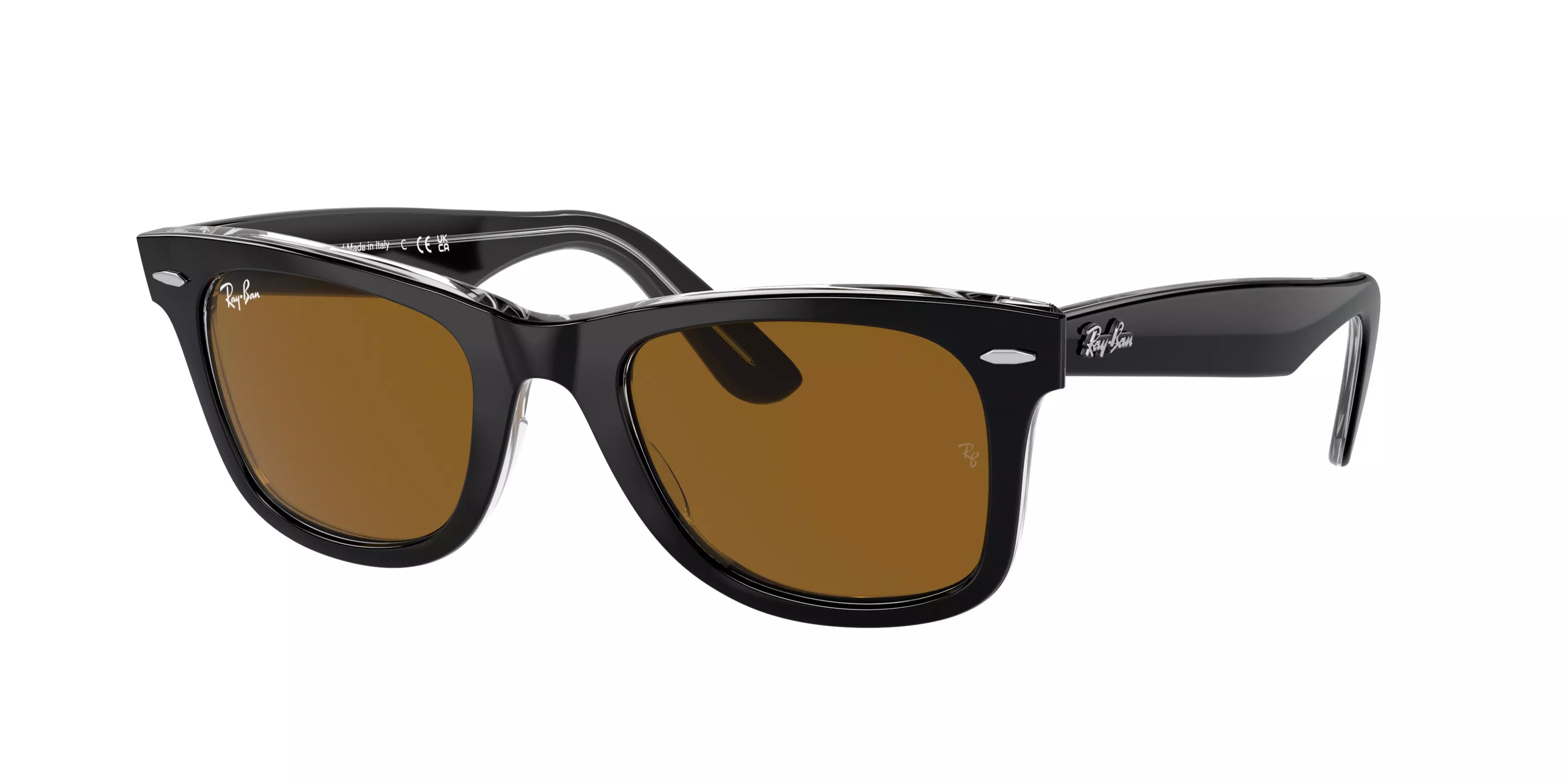 Ray-Ban Wayfarer RB2140 Sunglasses - BLACK/BROWN