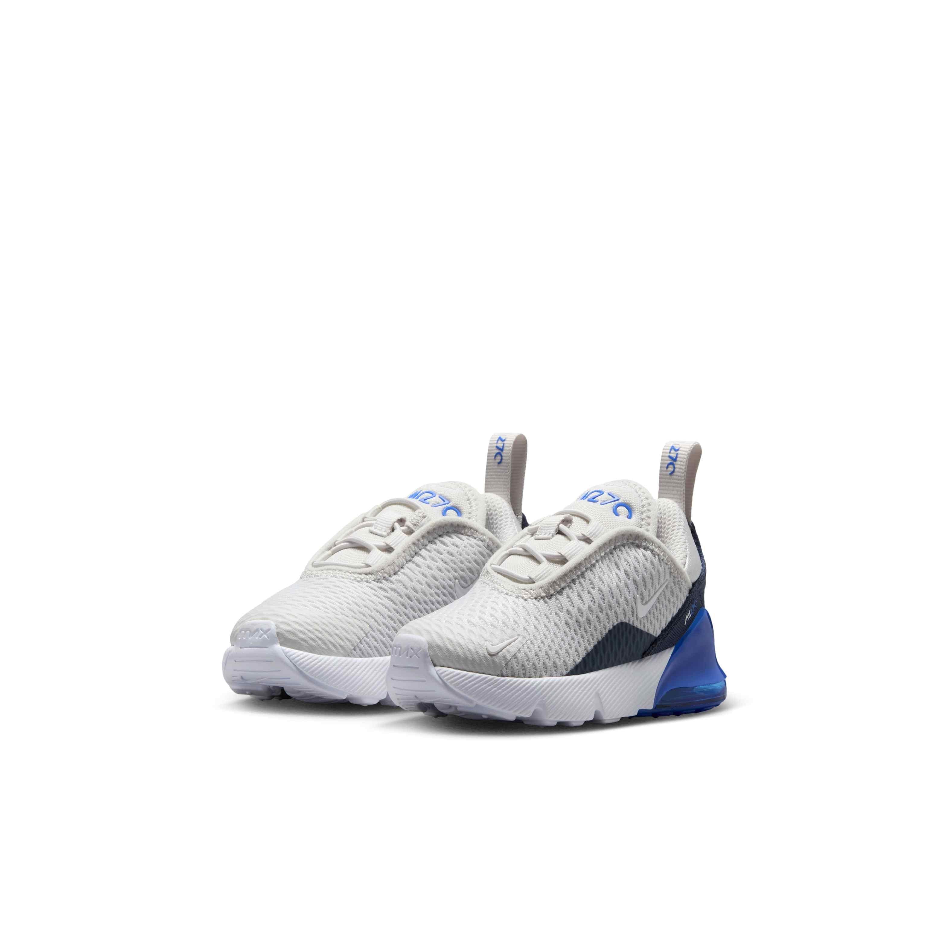 Nike Air Max 270 Toddler Boys' "Vast Grey/Hyper Royal/Thunder Blue/White" Shoe
