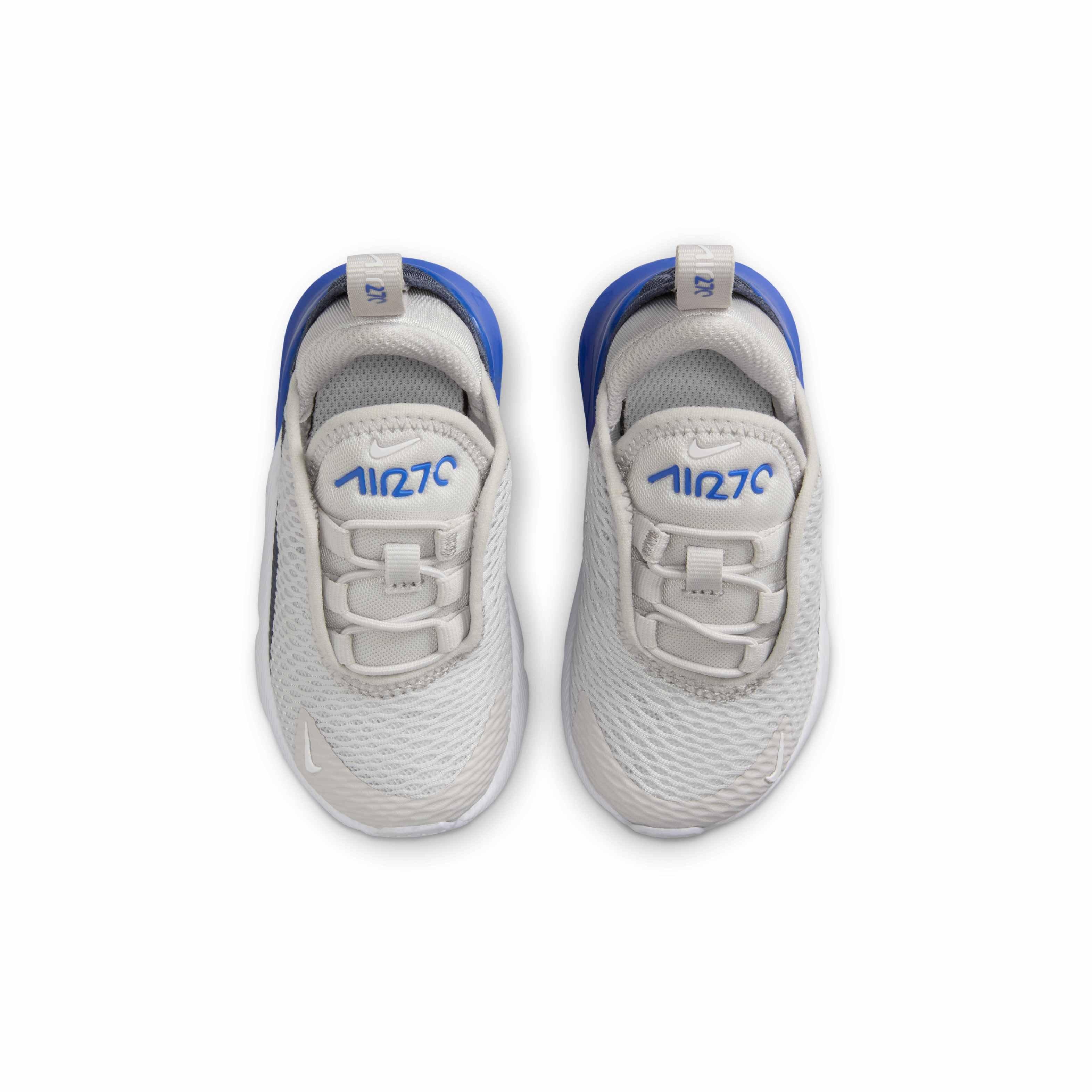 Nike Air Max 270 Toddler Boys' "Vast Grey/Hyper Royal/Thunder Blue/White" Shoe