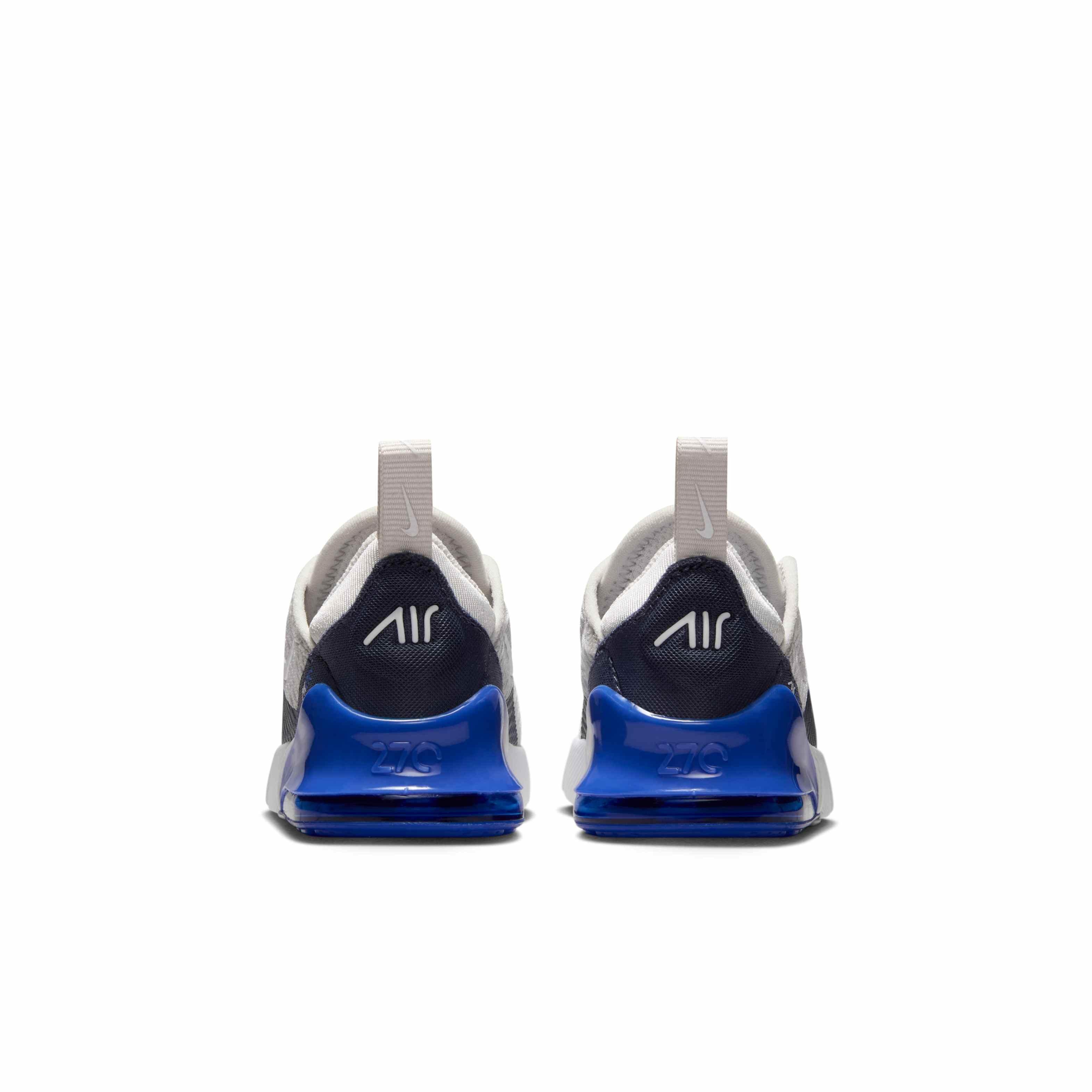 Nike Air Max 270 Toddler Boys' "Vast Grey/Hyper Royal/Thunder Blue/White" Shoe