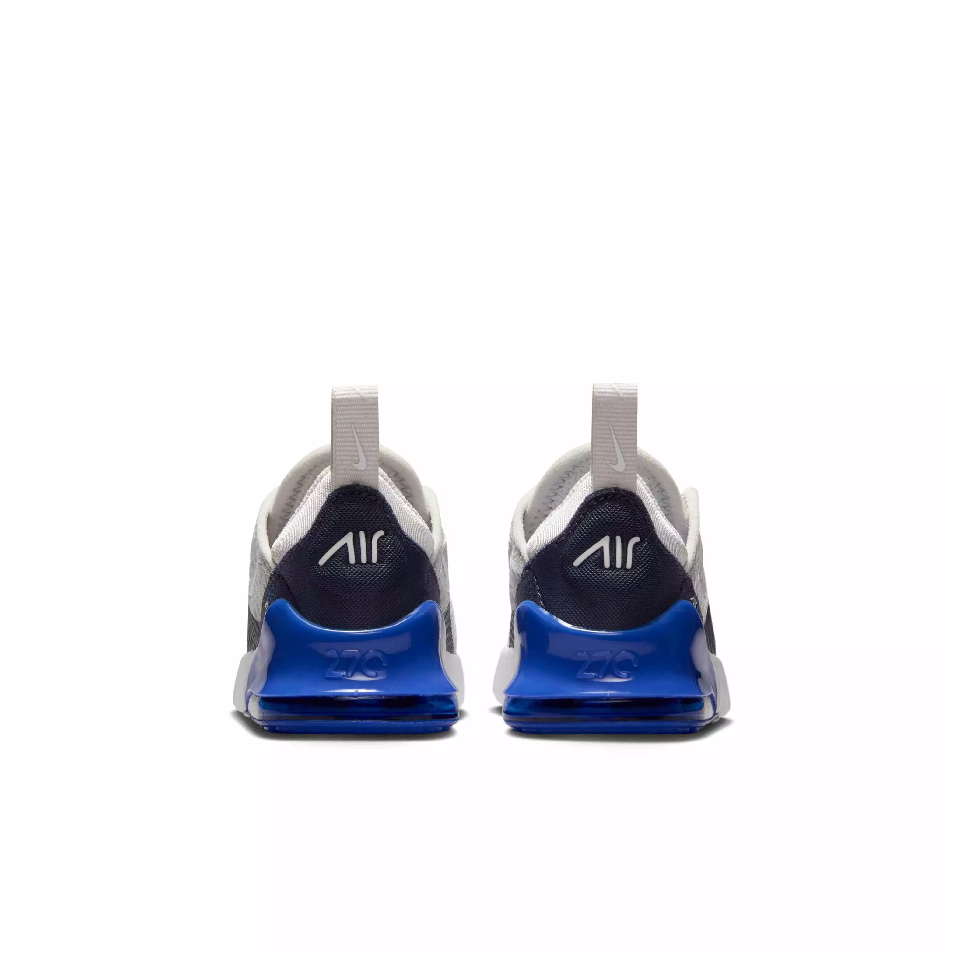 Nike Air Max 270 "Vast Grey/Hyper Royal/Thunder Blue/White" Infant Boys' Shoe - GREY/ROYAL/BLUE/WHITE
