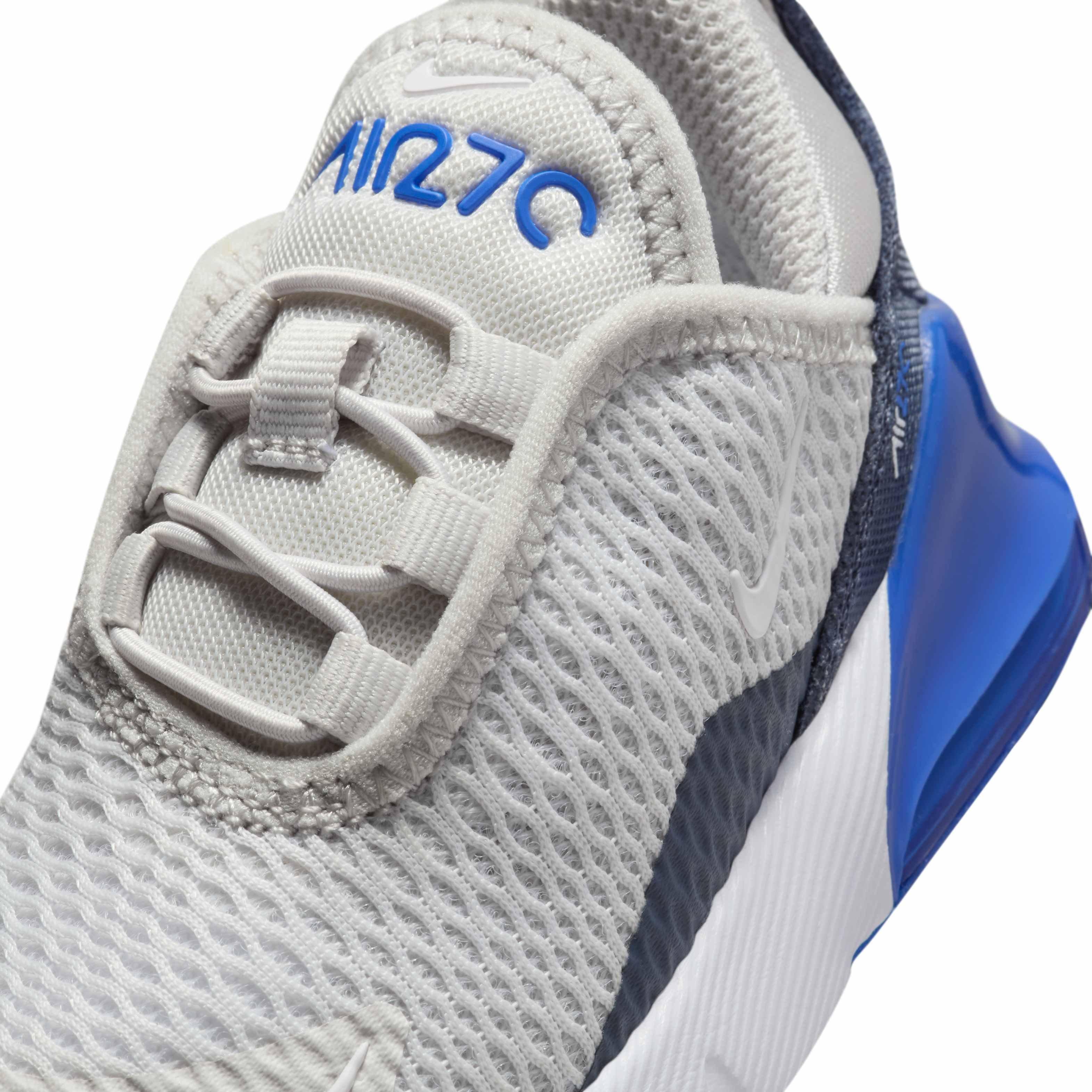 Nike Air Max 270 Toddler Boys' "Vast Grey/Hyper Royal/Thunder Blue/White" Shoe