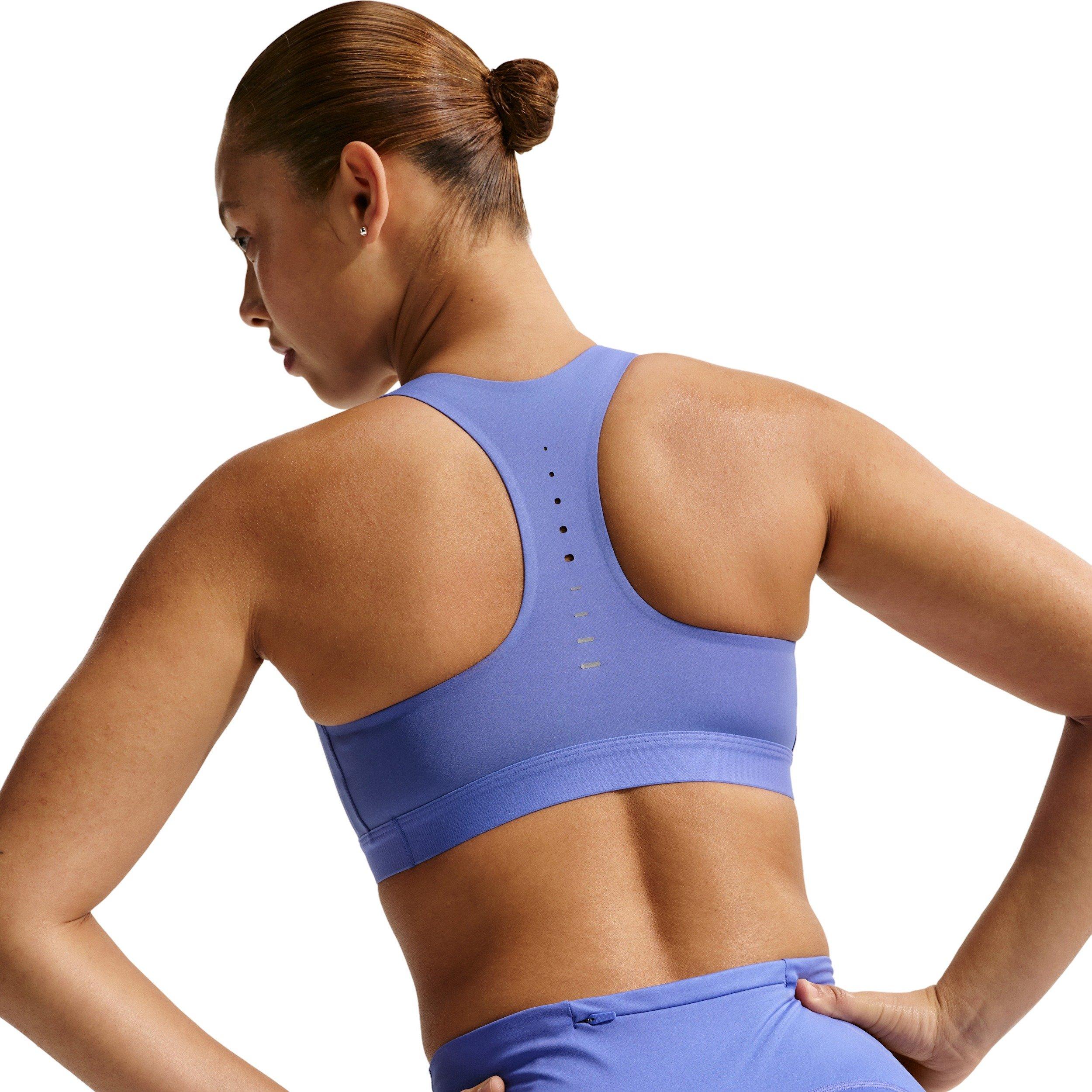 Nike Women's Swift High-Support Lightly Lined Sports Bra - Sapphire - SAPPHIRE Thumbnail View 2