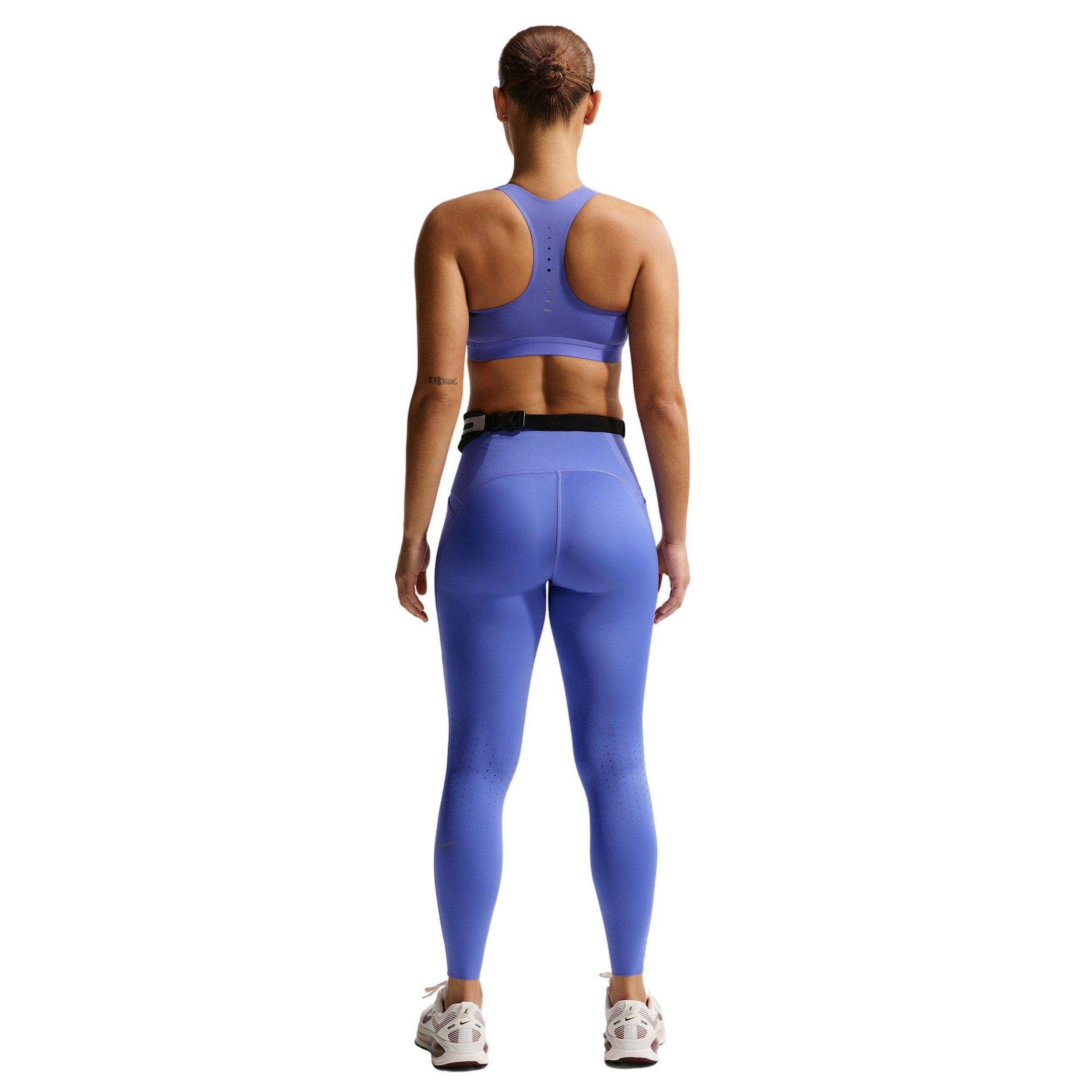 Nike Women's Swift High-Support Lightly Lined Sports Bra - Sapphire - SAPPHIRE Thumbnail View 5